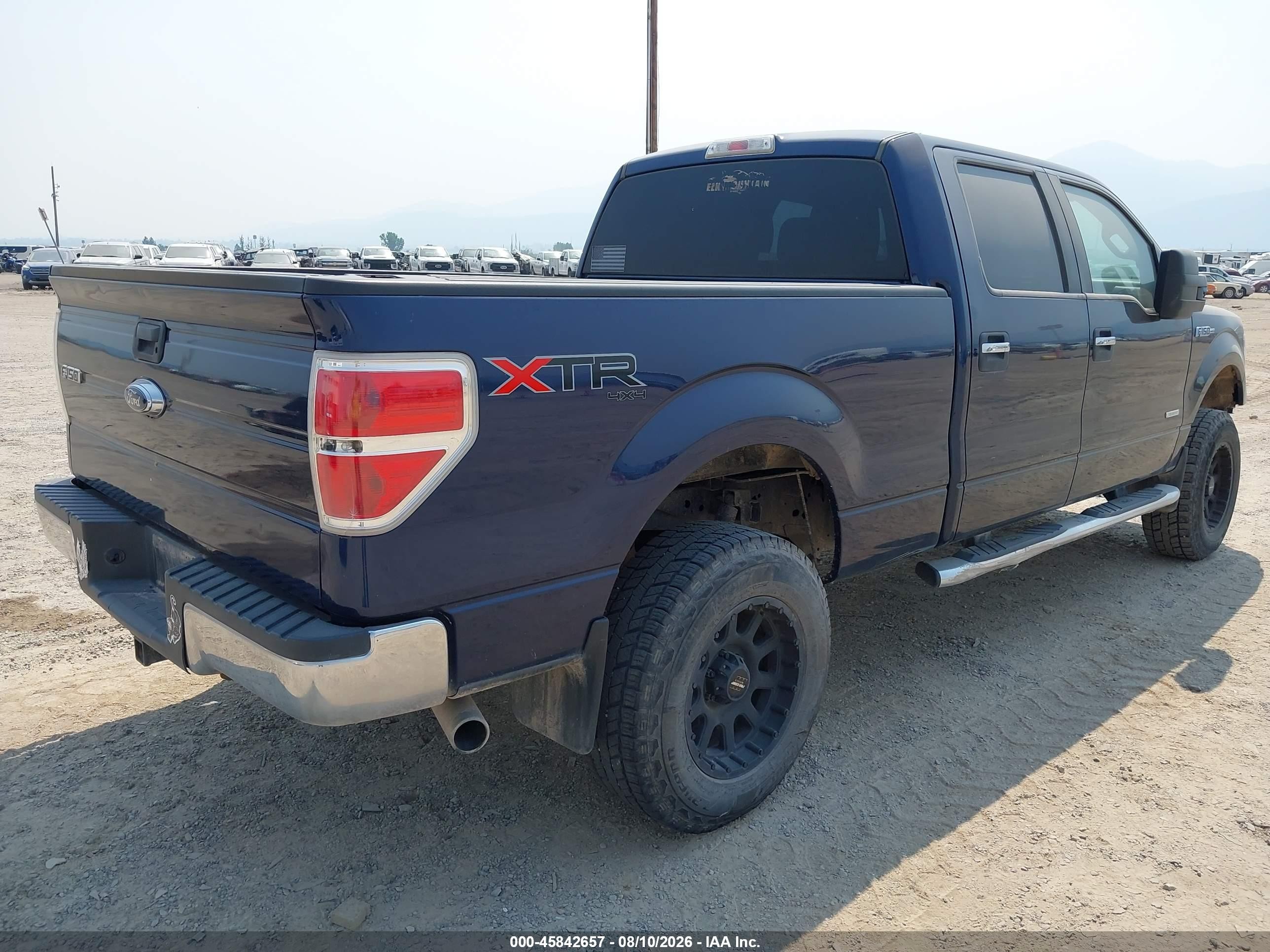 2012 Ford F-150 Xlt Blue vin: 1FTFW1ET1CFC26258