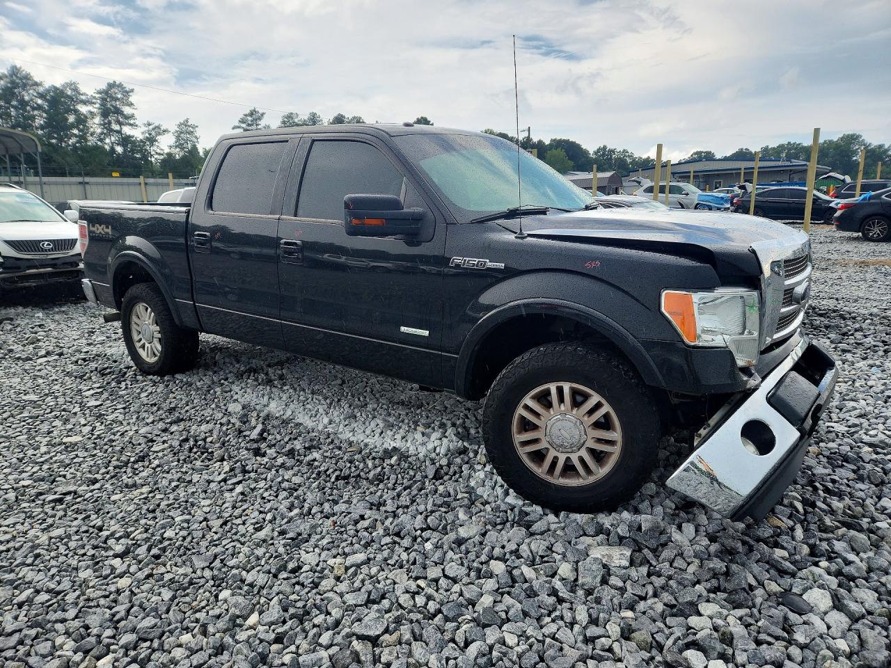 2012 Ford F150 Supercrew Black vin: 1FTFW1ET1CFD03596