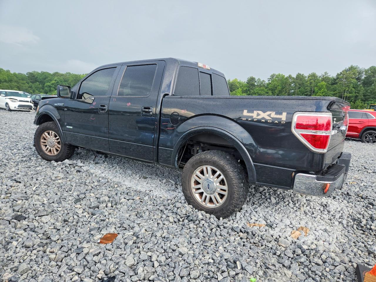 2012 Ford F150 Supercrew Black vin: 1FTFW1ET1CFD03596