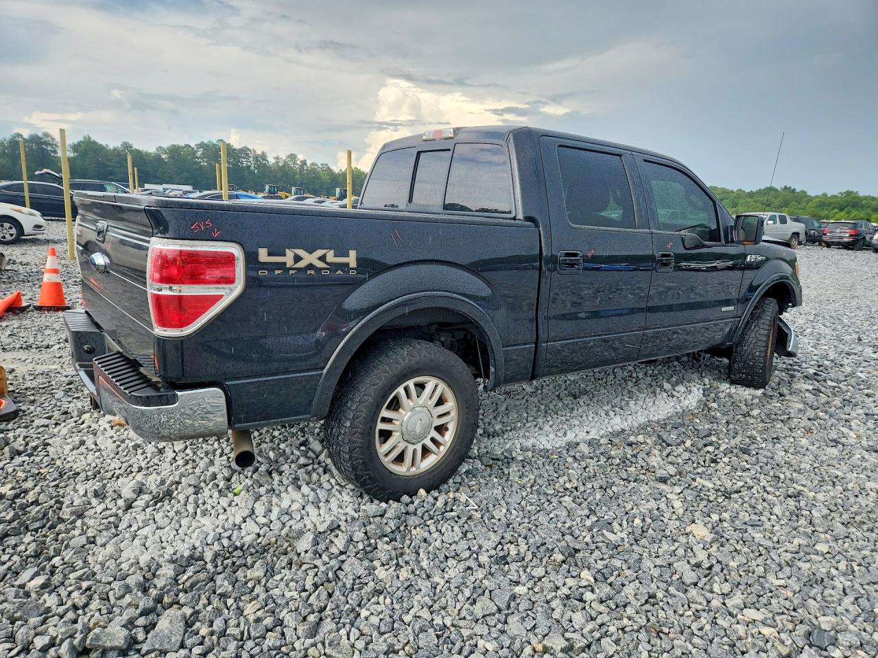 2012 Ford F150 Supercrew Black vin: 1FTFW1ET1CFD03596