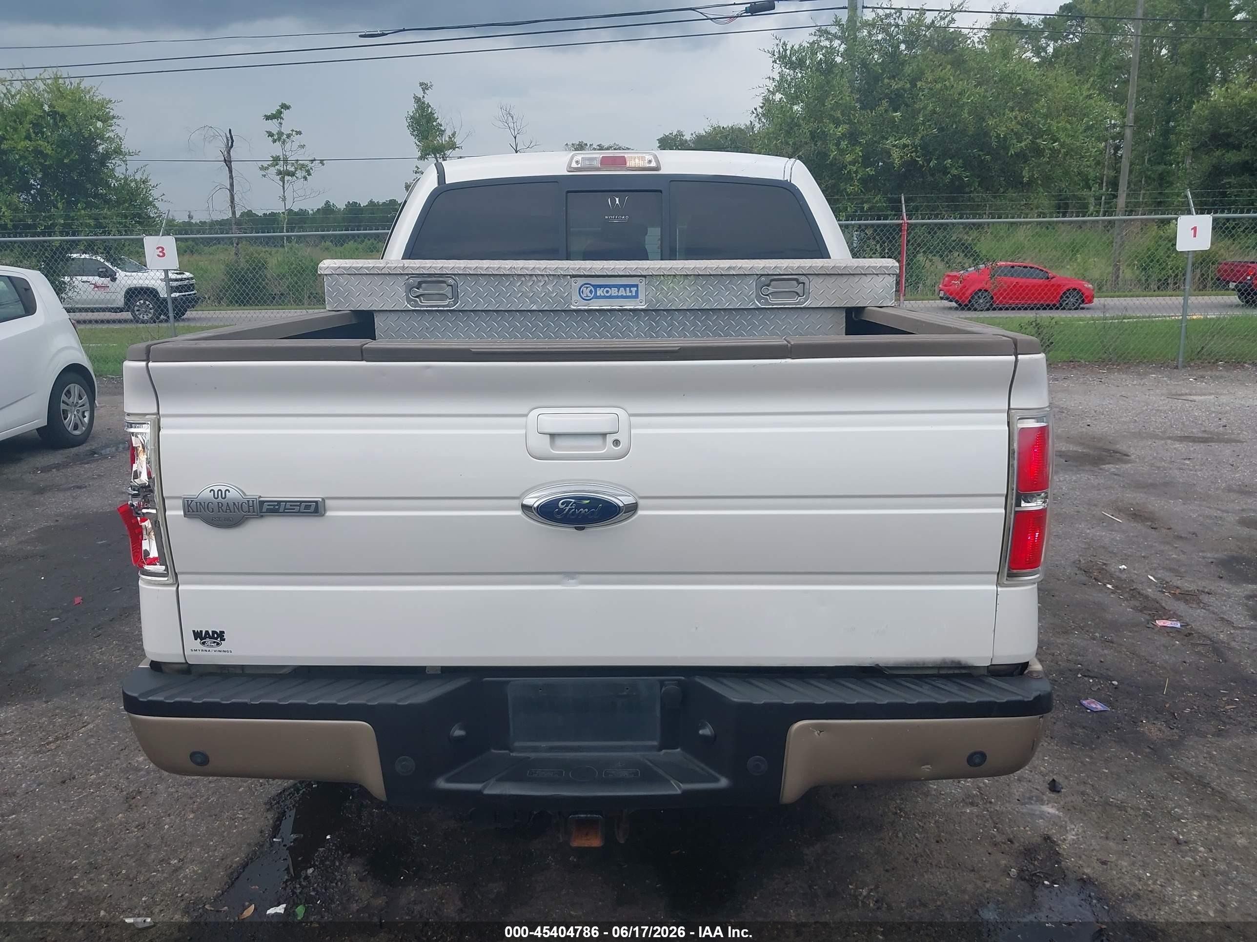 2012 Ford F-150 King Ranch White vin: 1FTFW1ET1CKD01788