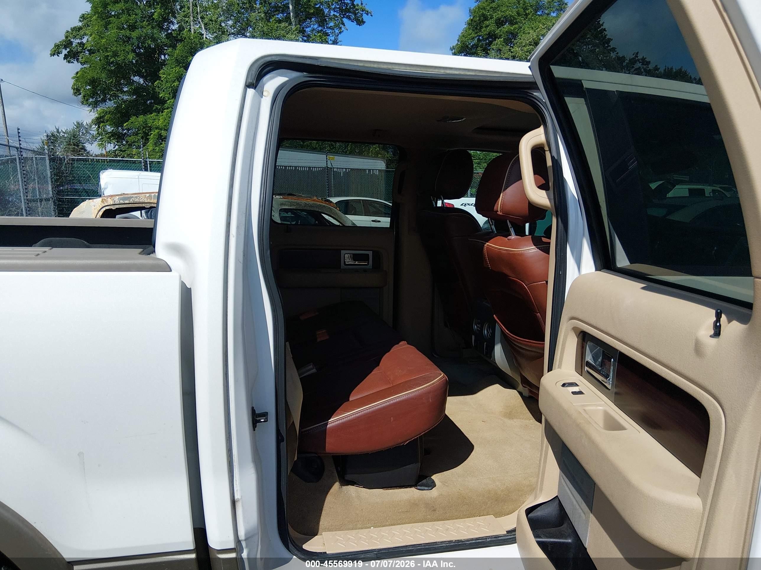 2012 Ford F-150 Fx4/king Ranch/lariat/platinum/xl/xlt White vin: 1FTFW1ET1CKD64082
