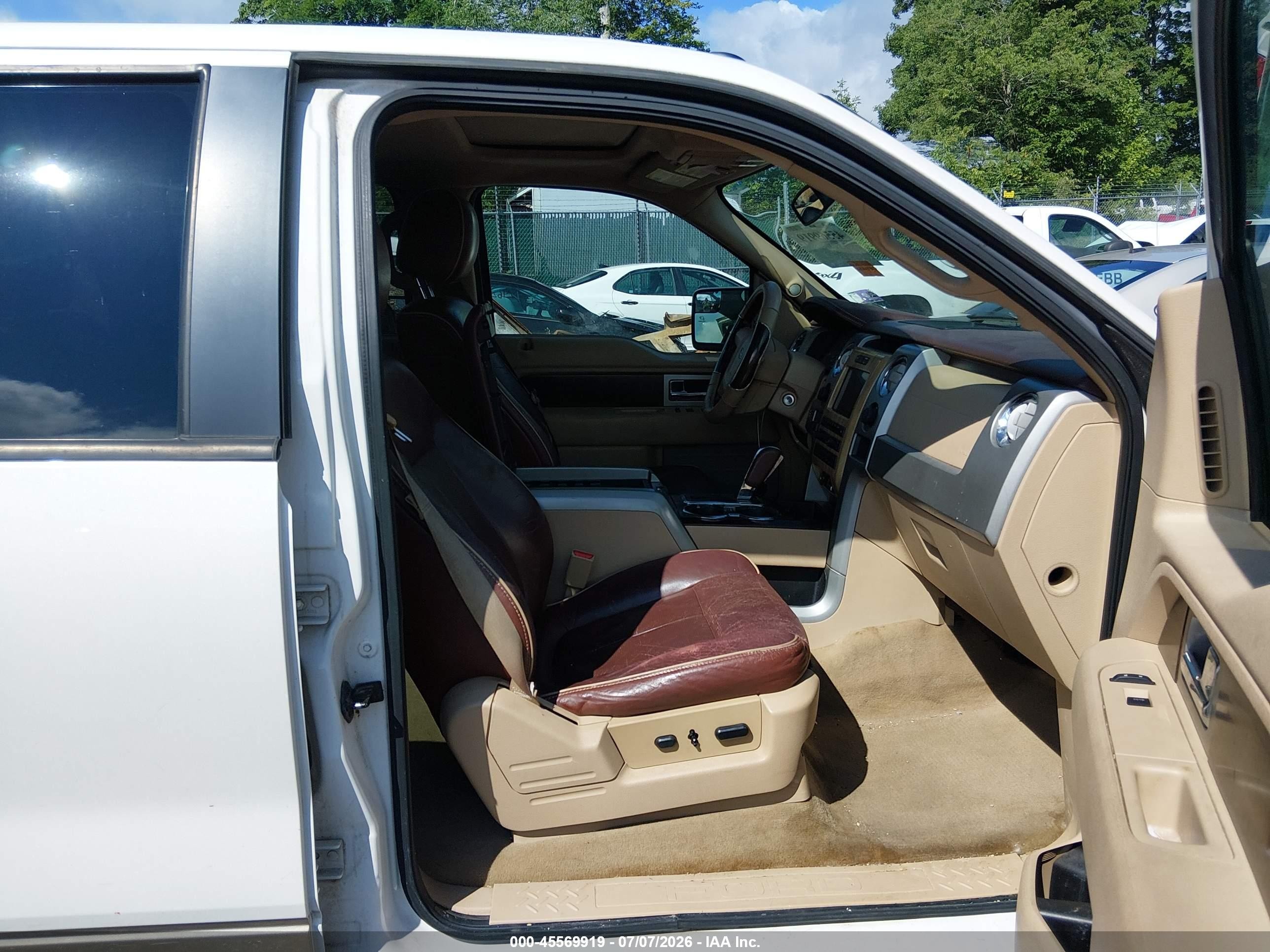 2012 Ford F-150 Fx4/king Ranch/lariat/platinum/xl/xlt White vin: 1FTFW1ET1CKD64082