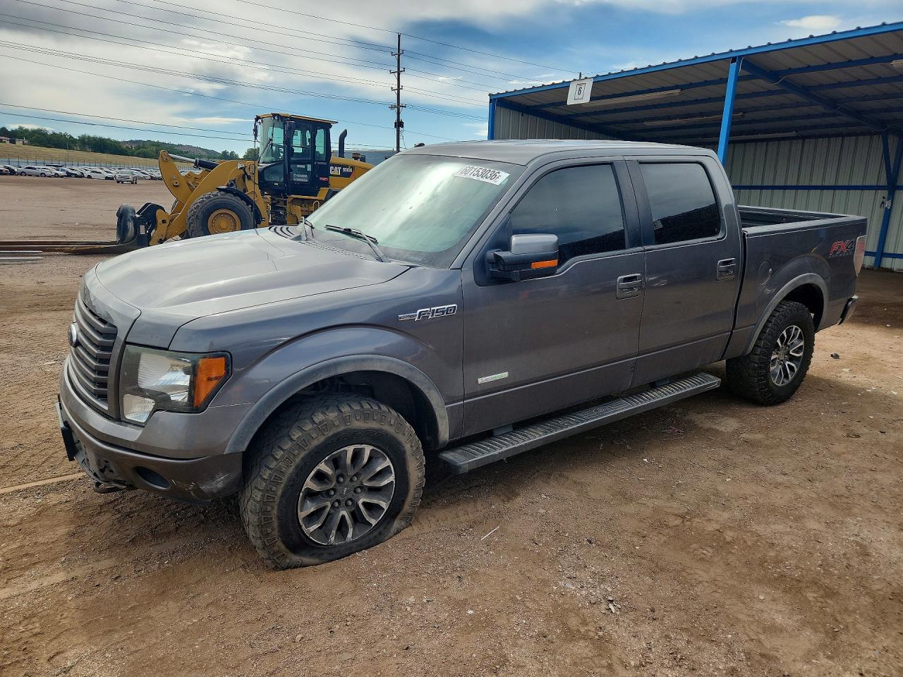 2012 Ford F150 Supercrew Gray vin: 1FTFW1ET1CKE34616