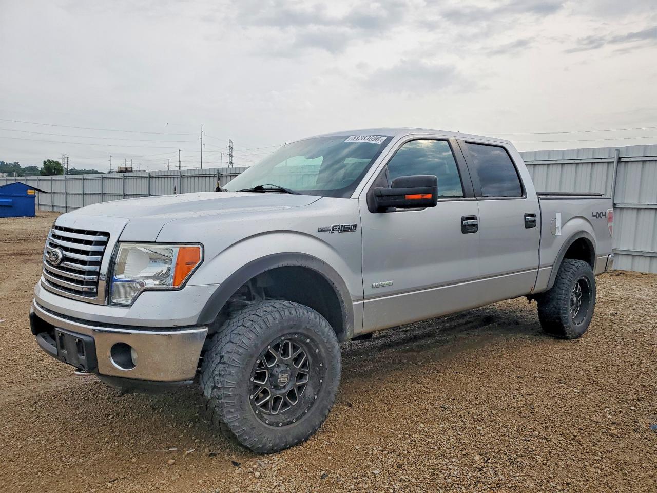 2012 Ford F150 Supercrew Silver vin: 1FTFW1ET1CKE35796