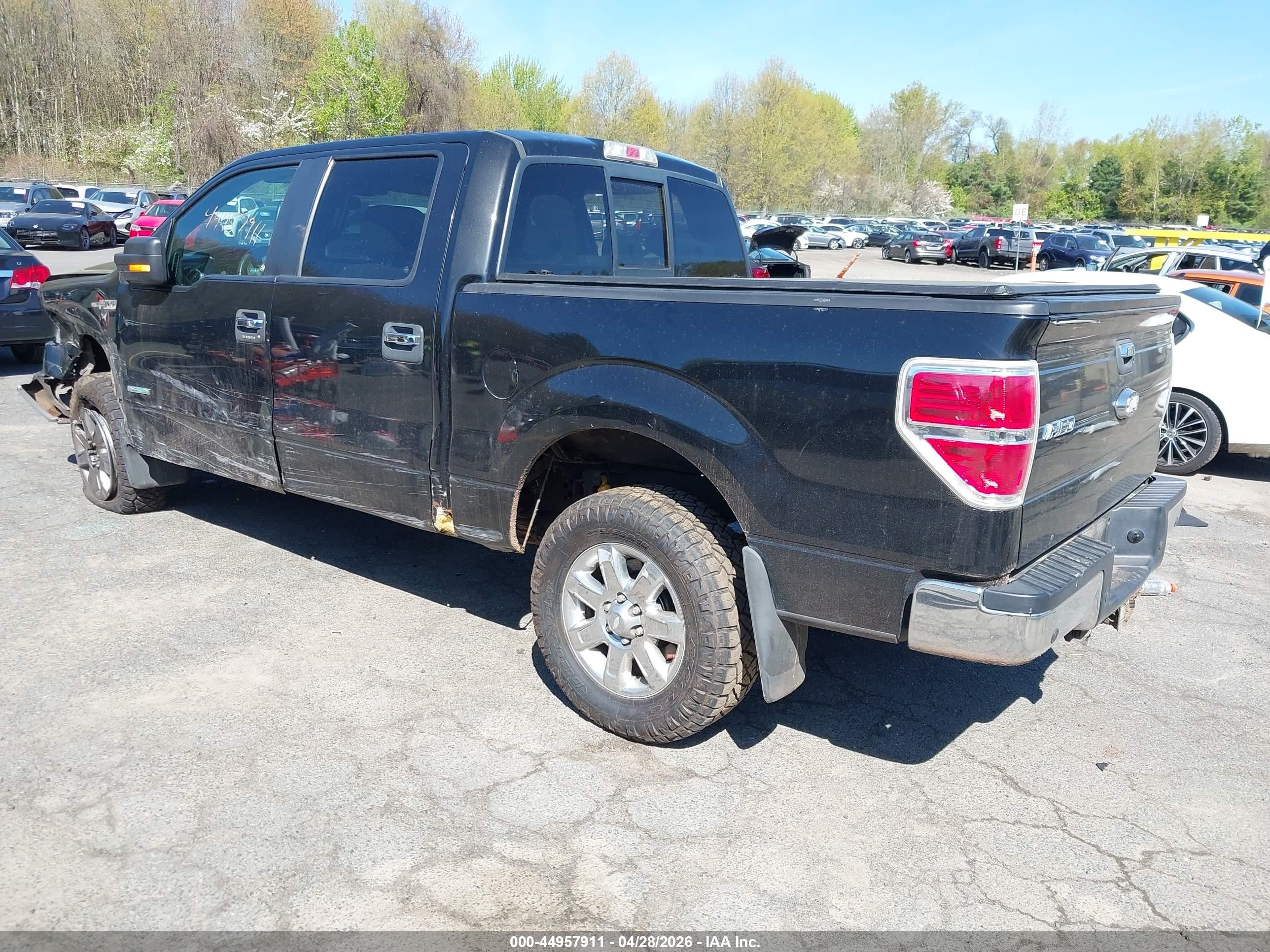 2013 Ford F-150 Xlt Black vin: 1FTFW1ET1DFA00867