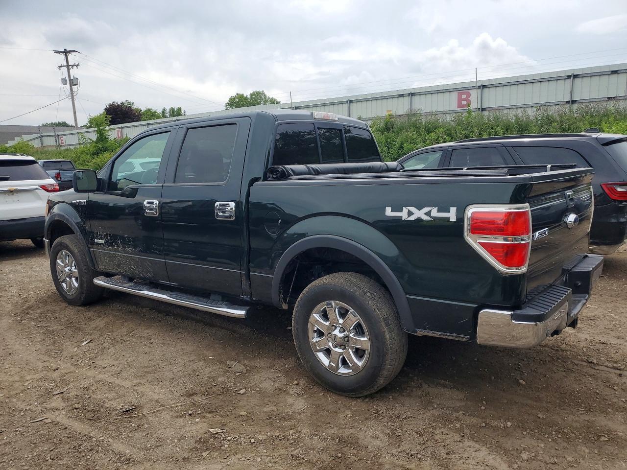 2013 Ford F150 Supercrew Green vin: 1FTFW1ET1DFA15109