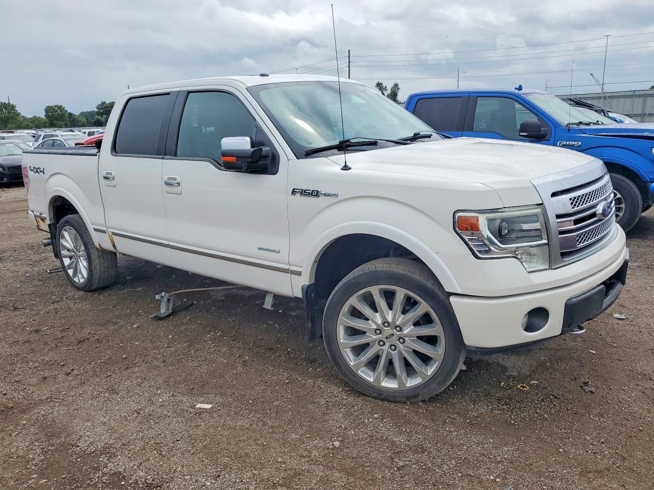 2013 Ford F150 Supercrew Белый vin: 1FTFW1ET1DFA18575