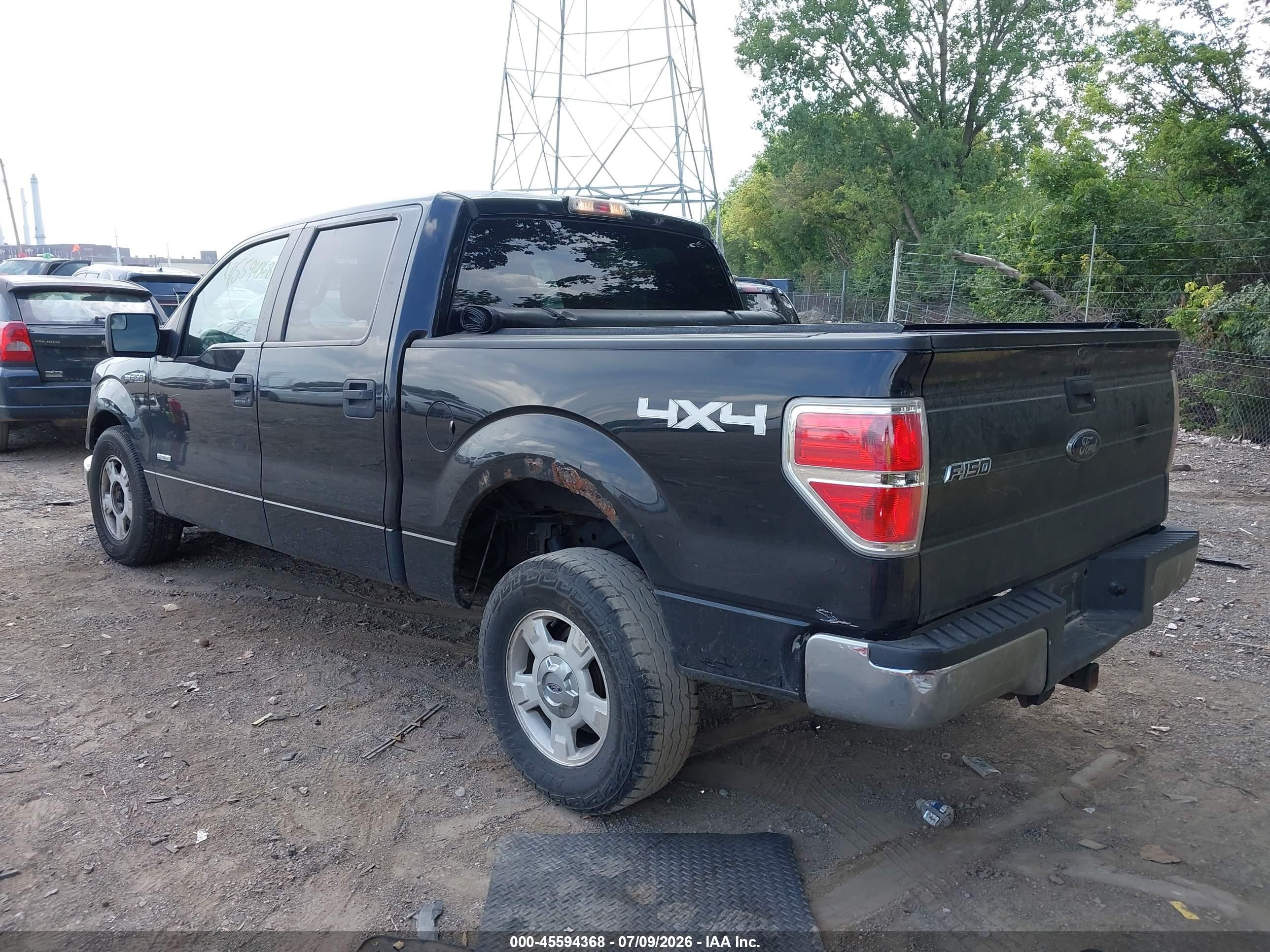 2013 Ford F-150 Xlt Black vin: 1FTFW1ET1DFA28510