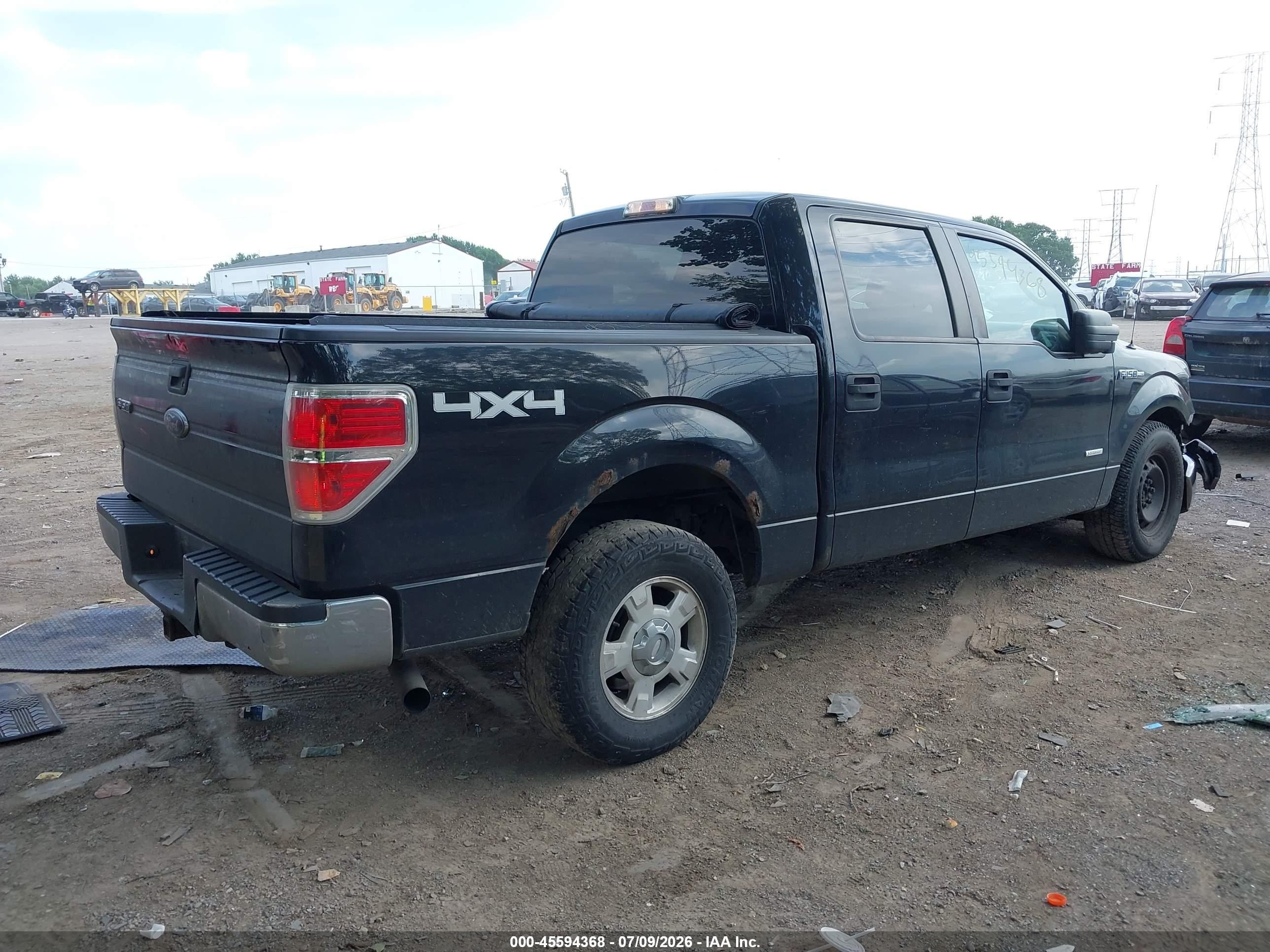 2013 Ford F-150 Xlt Black vin: 1FTFW1ET1DFA28510