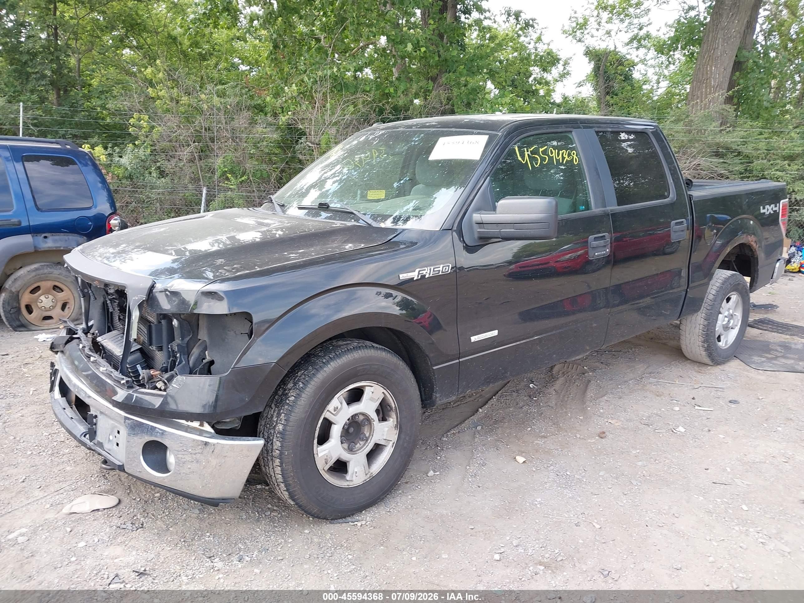 2013 Ford F-150 Xlt Black vin: 1FTFW1ET1DFA28510