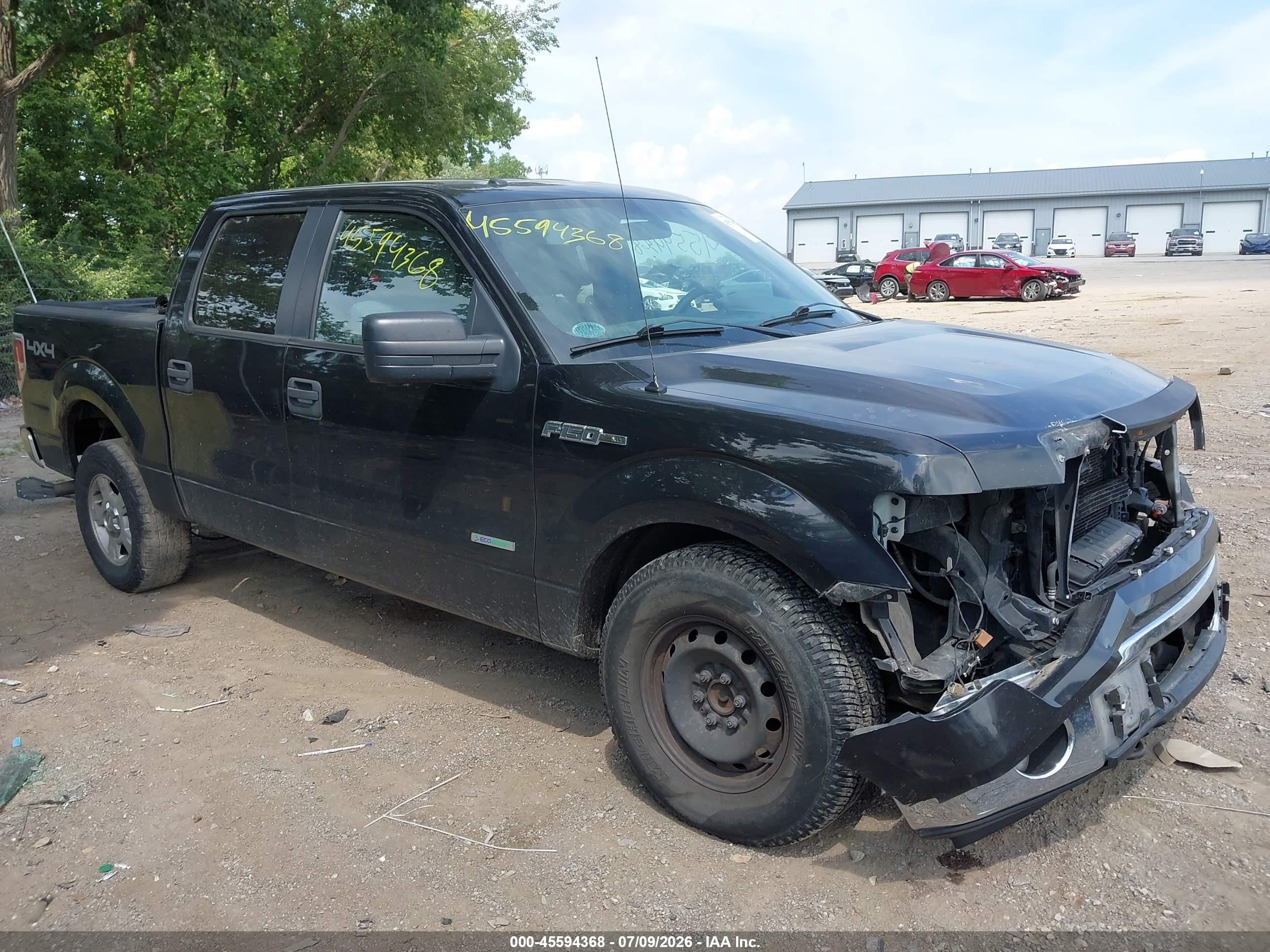2013 Ford F-150 Xlt Black vin: 1FTFW1ET1DFA28510