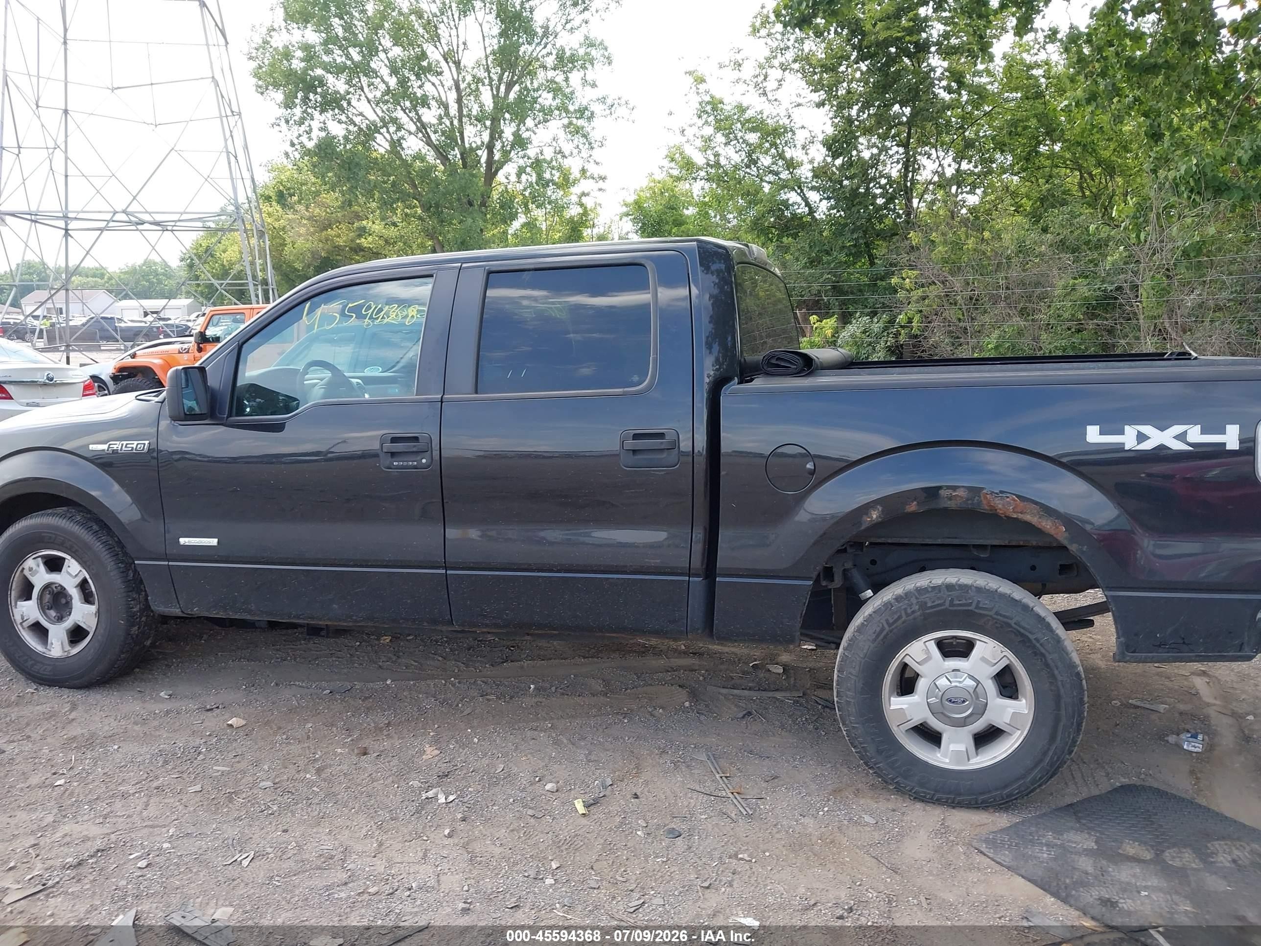 2013 Ford F-150 Xlt Black vin: 1FTFW1ET1DFA28510