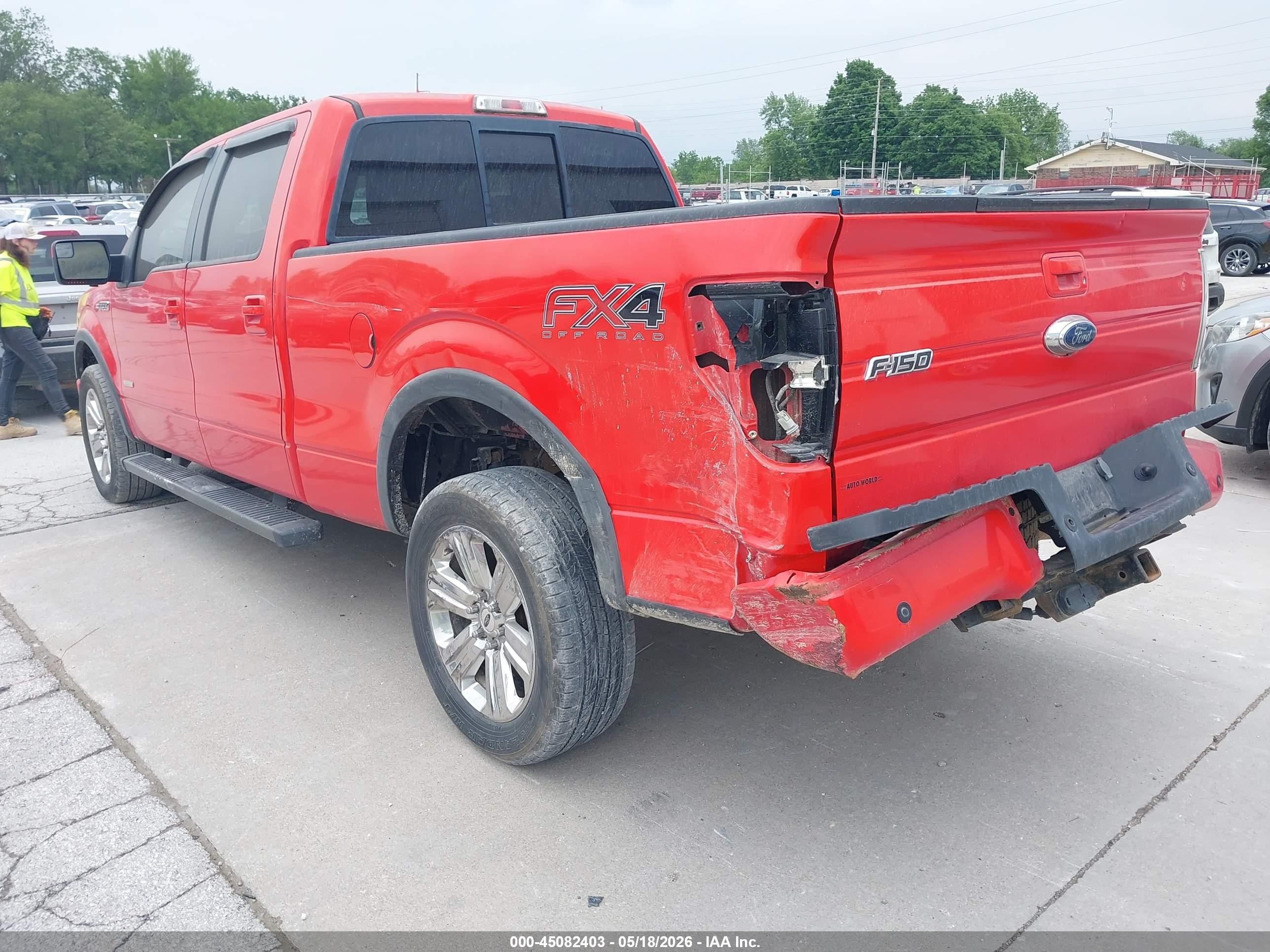 2013 Ford F-150 Fx4 Red vin: 1FTFW1ET1DFA30483