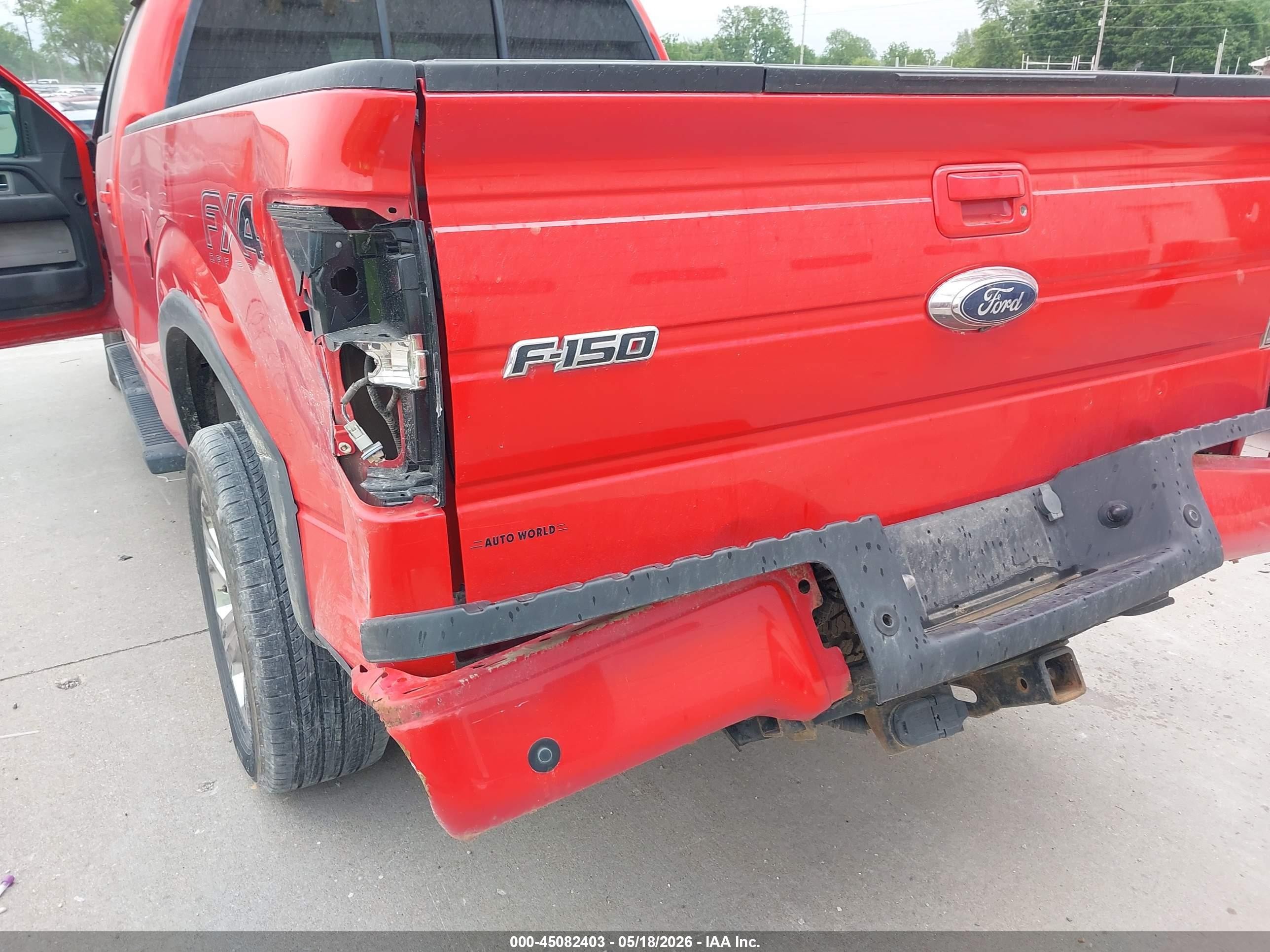 2013 Ford F-150 Fx4 Red vin: 1FTFW1ET1DFA30483