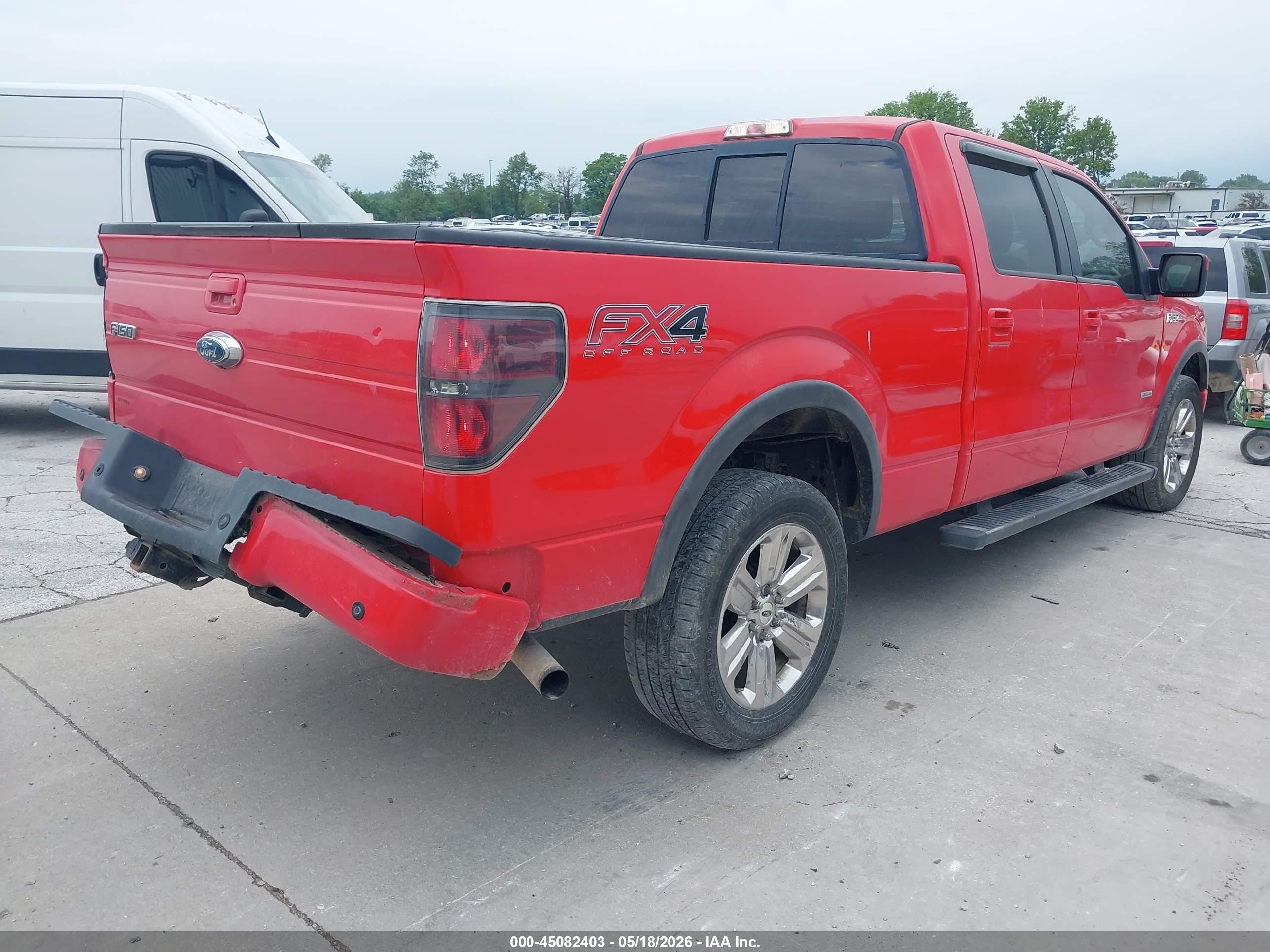 2013 Ford F-150 Fx4 Red vin: 1FTFW1ET1DFA30483
