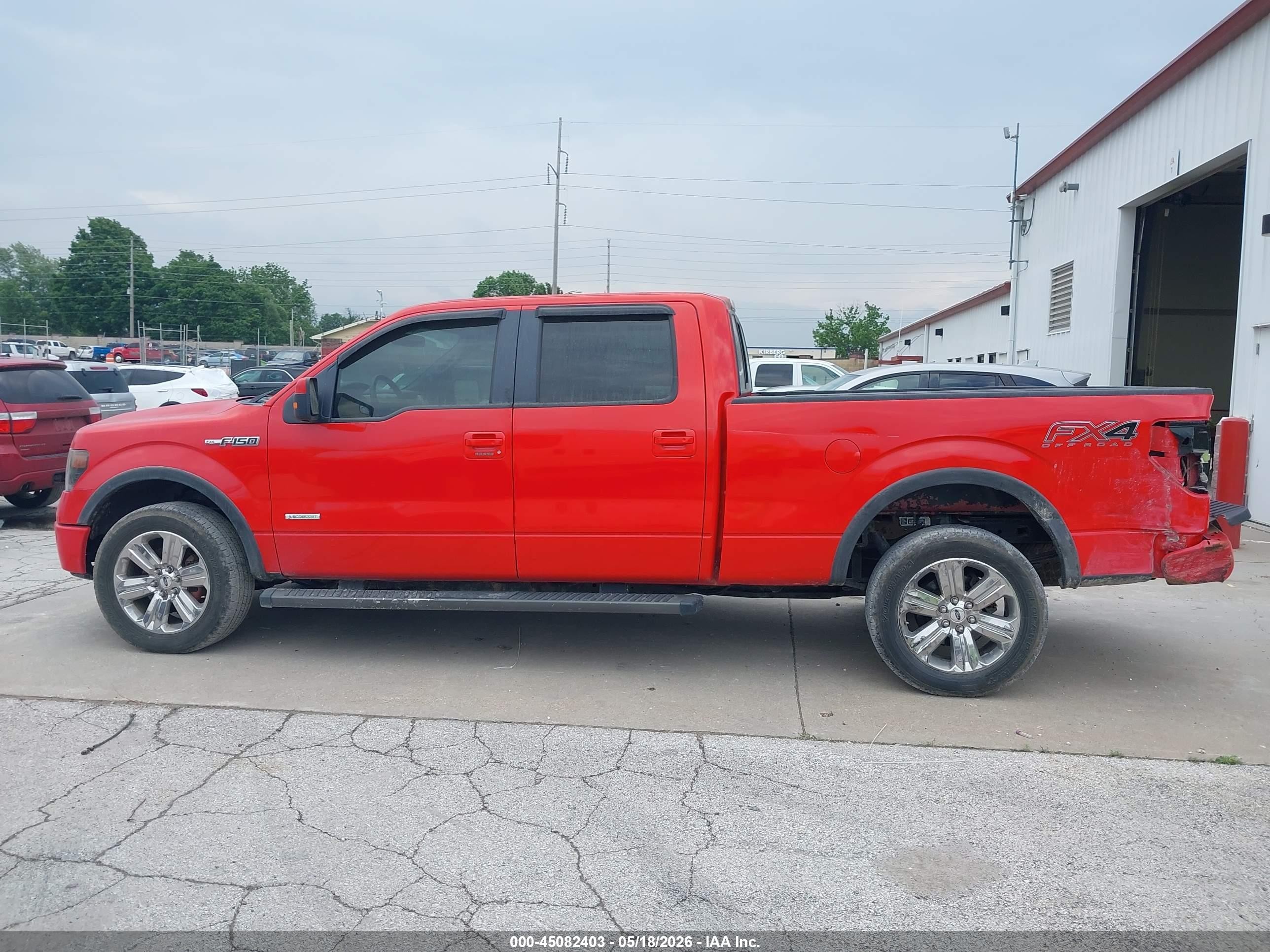 2013 Ford F-150 Fx4 Red vin: 1FTFW1ET1DFA30483
