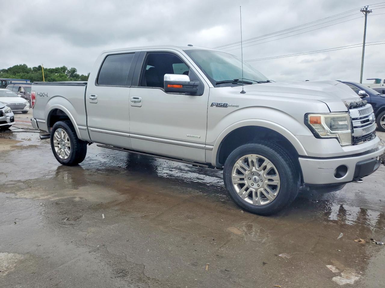 2013 Ford F150 Supercrew Silver vin: 1FTFW1ET1DFA57649