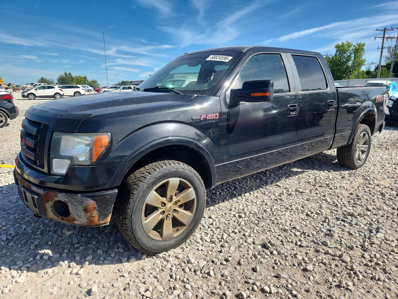2013 Ford F150 Supercrew Black vin: 1FTFW1ET1DFA95608