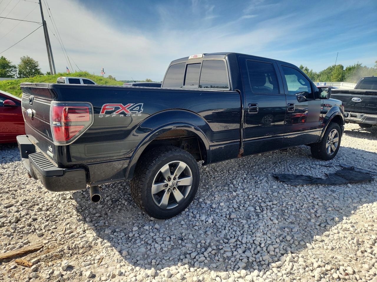2013 Ford F150 Supercrew Black vin: 1FTFW1ET1DFA95608