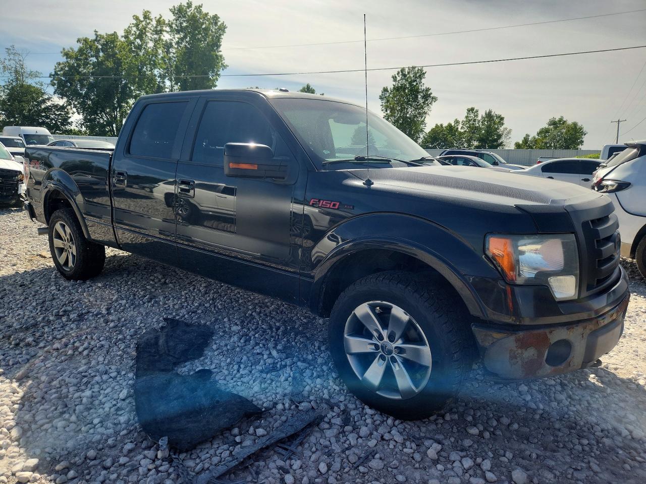 2013 Ford F150 Supercrew Black vin: 1FTFW1ET1DFA95608