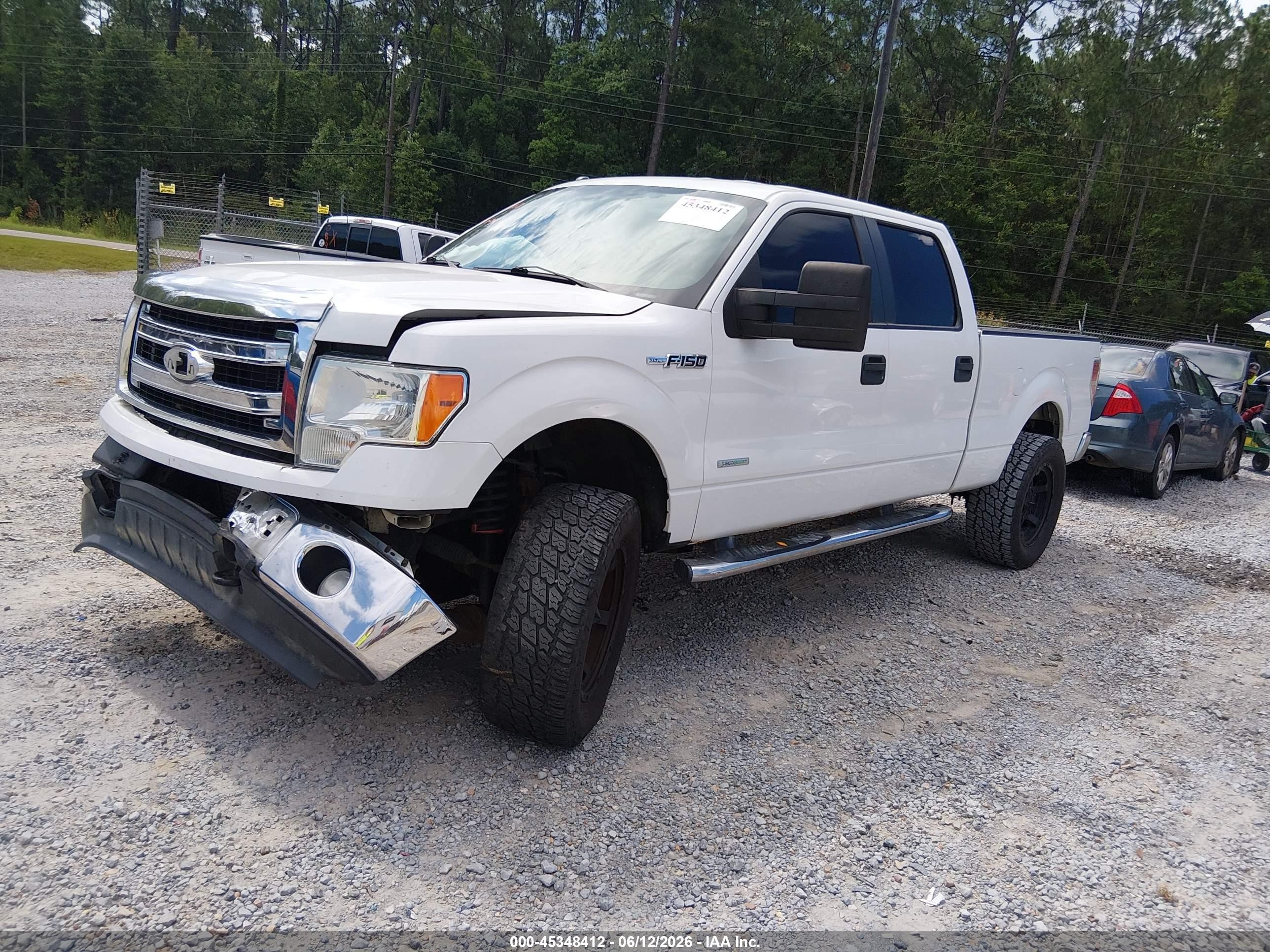 2013 Ford F-150 Xlt Белый vin: 1FTFW1ET1DFB11323