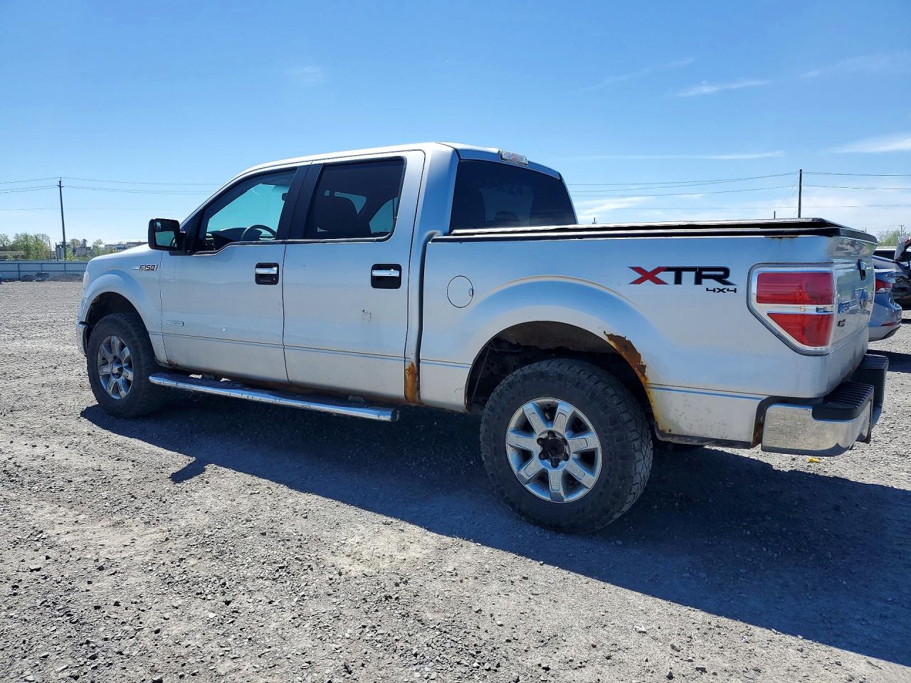 2013 Ford F150 Supercrew Silver vin: 1FTFW1ET1DFB11838