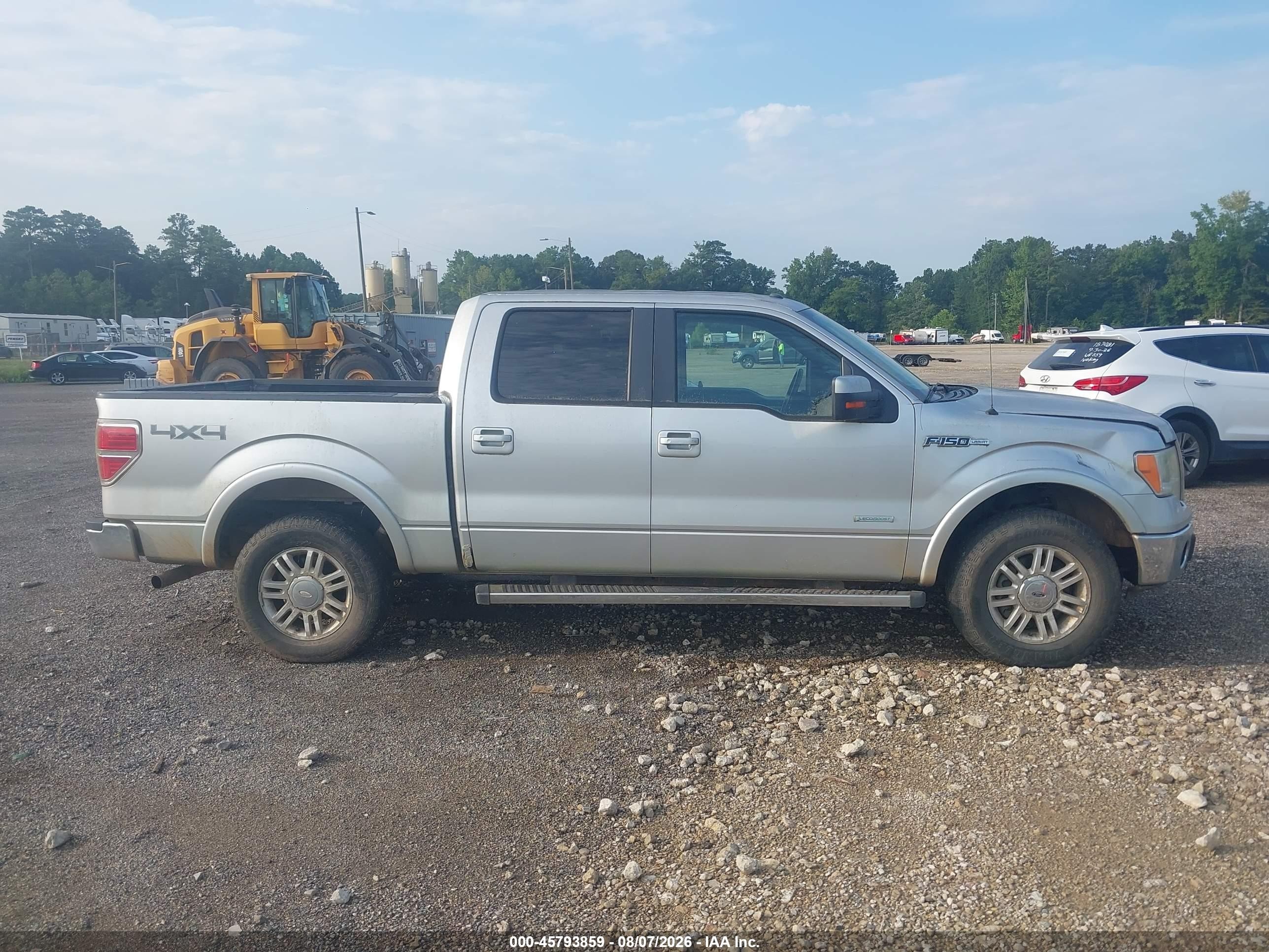 2013 Ford F-150 Lariat Silver vin: 1FTFW1ET1DFB18918