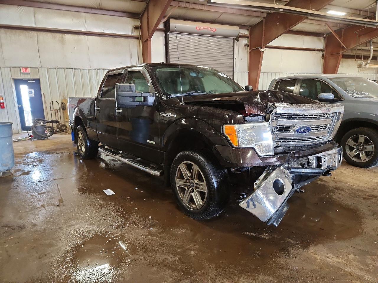 2013 Ford F150 Supercrew Black vin: 1FTFW1ET1DFB47514