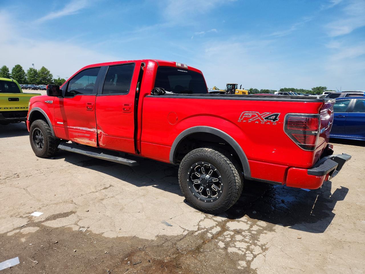2013 Ford F150 Supercrew Red vin: 1FTFW1ET1DFB69903