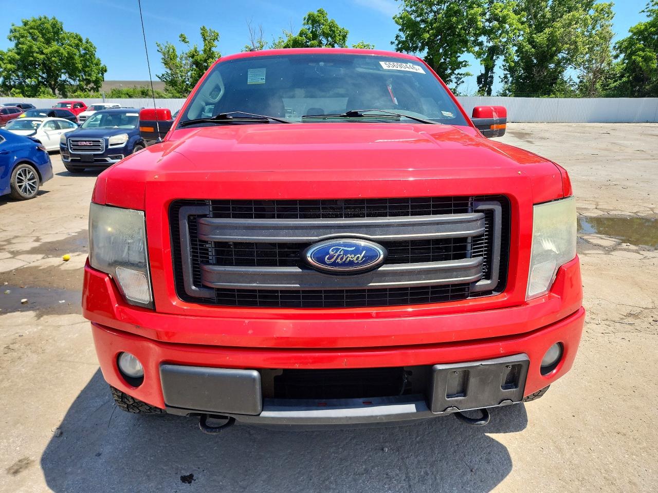 2013 Ford F150 Supercrew Red vin: 1FTFW1ET1DFB69903