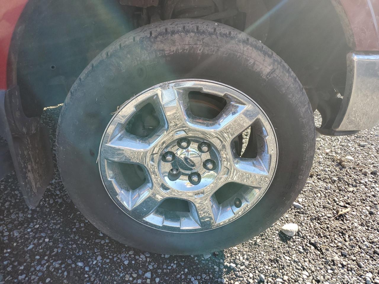 2013 Ford F150 Supercrew Red vin: 1FTFW1ET1DFB71196 Damage: Right Front Wheel, Curb Rash, 1/2 To 1 Inch
