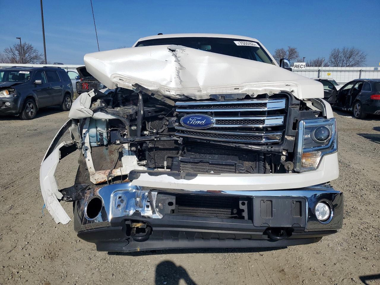 2013 Ford F150 Supercrew White vin: 1FTFW1ET1DFB83610