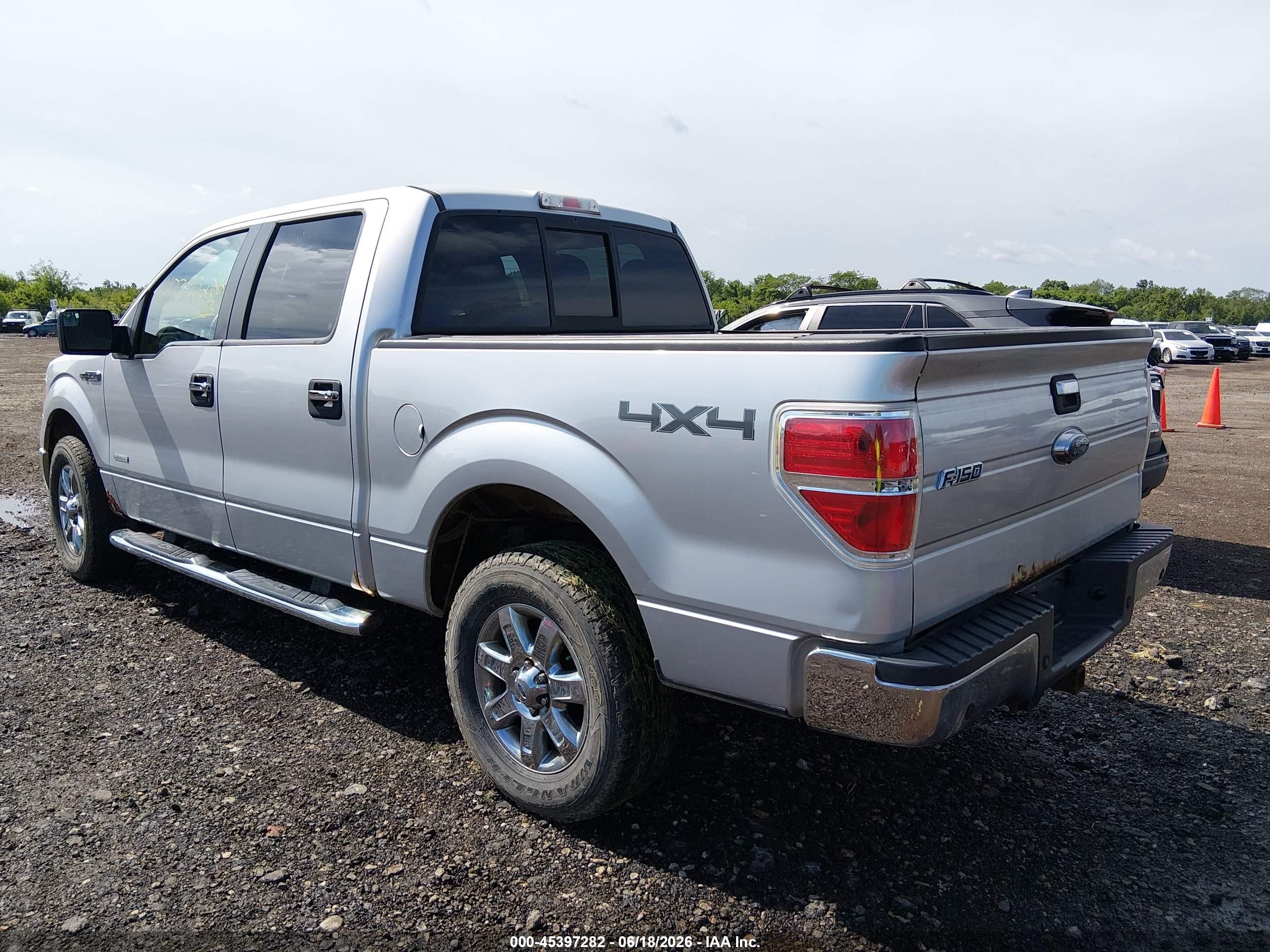 2013 Ford F-150 Xlt Silver vin: 1FTFW1ET1DFC40744