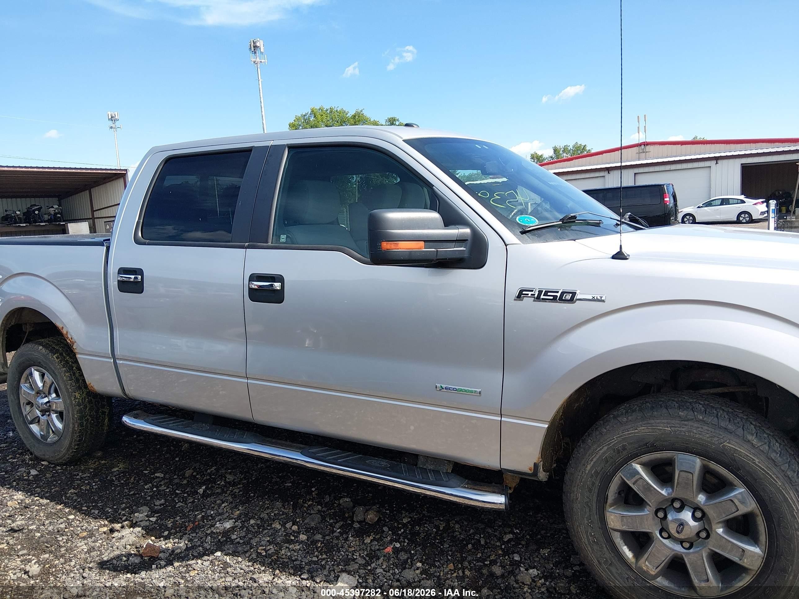 2013 Ford F-150 Xlt Silver vin: 1FTFW1ET1DFC40744