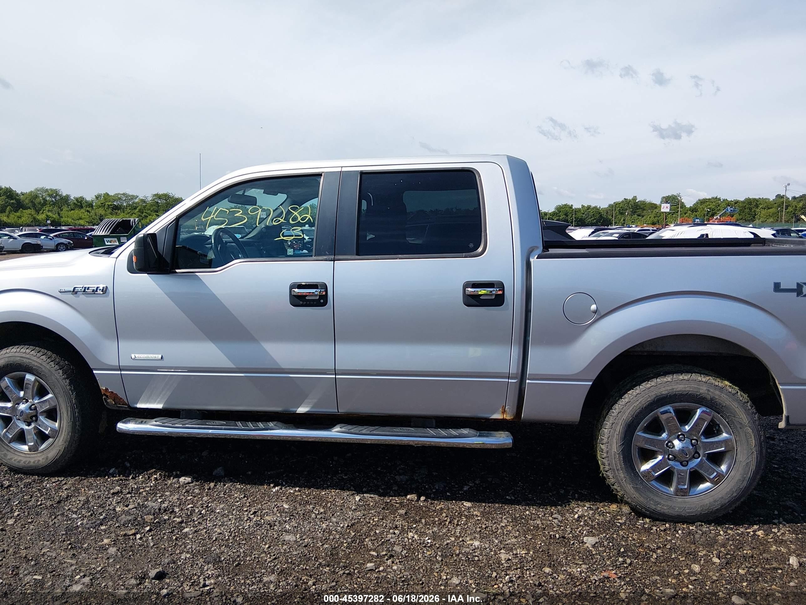 2013 Ford F-150 Xlt Silver vin: 1FTFW1ET1DFC40744