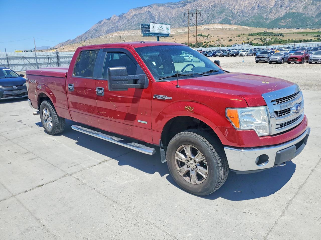2013 Ford F150 Supercrew Red vin: 1FTFW1ET1DFC95095