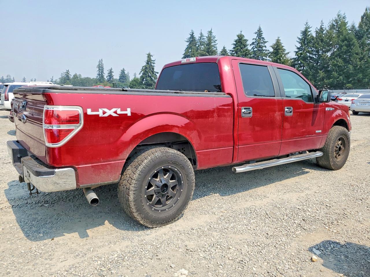 2013 Ford F150 Supercrew Red vin: 1FTFW1ET1DFC95730