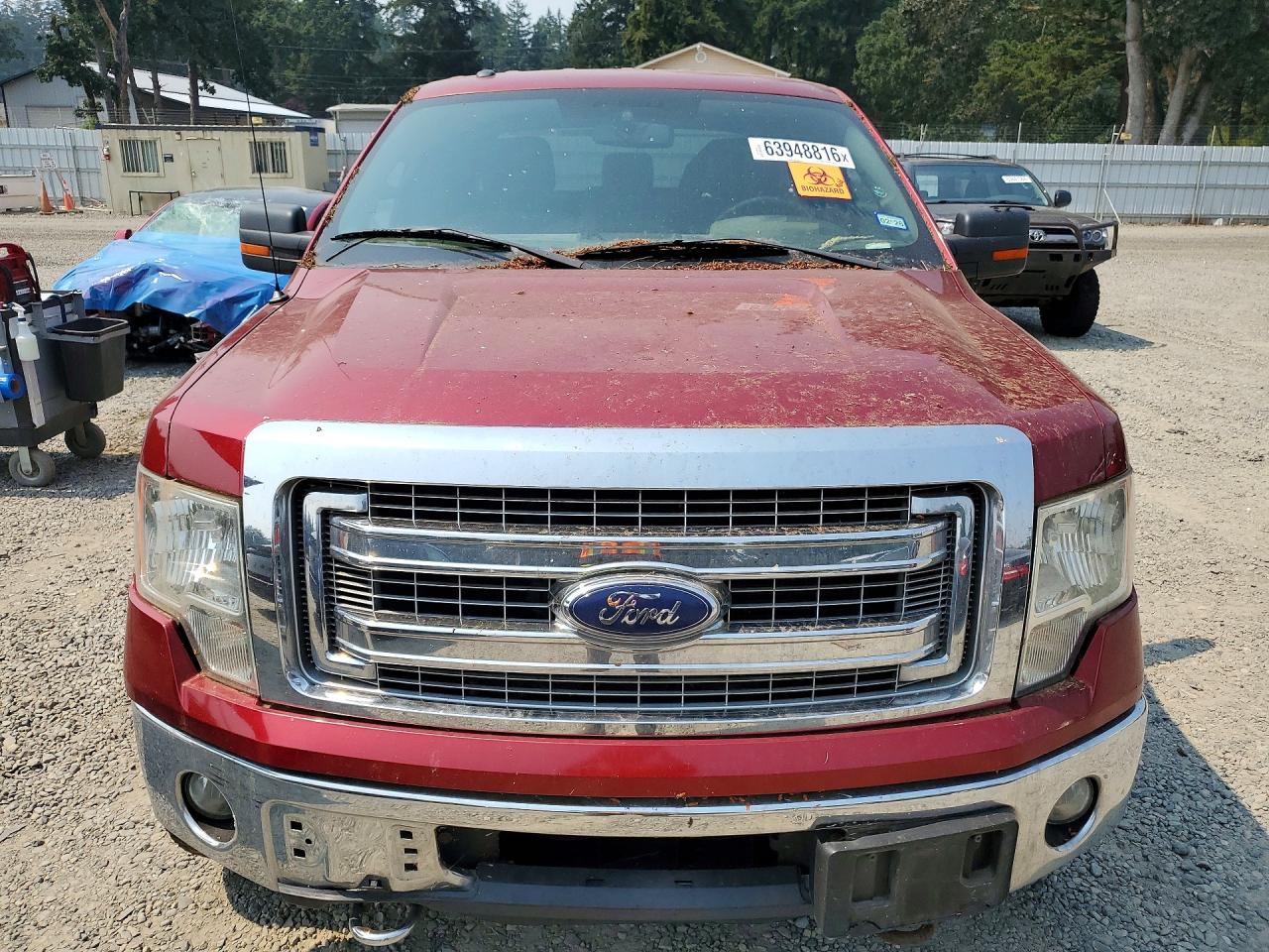 2013 Ford F150 Supercrew Red vin: 1FTFW1ET1DFC95730