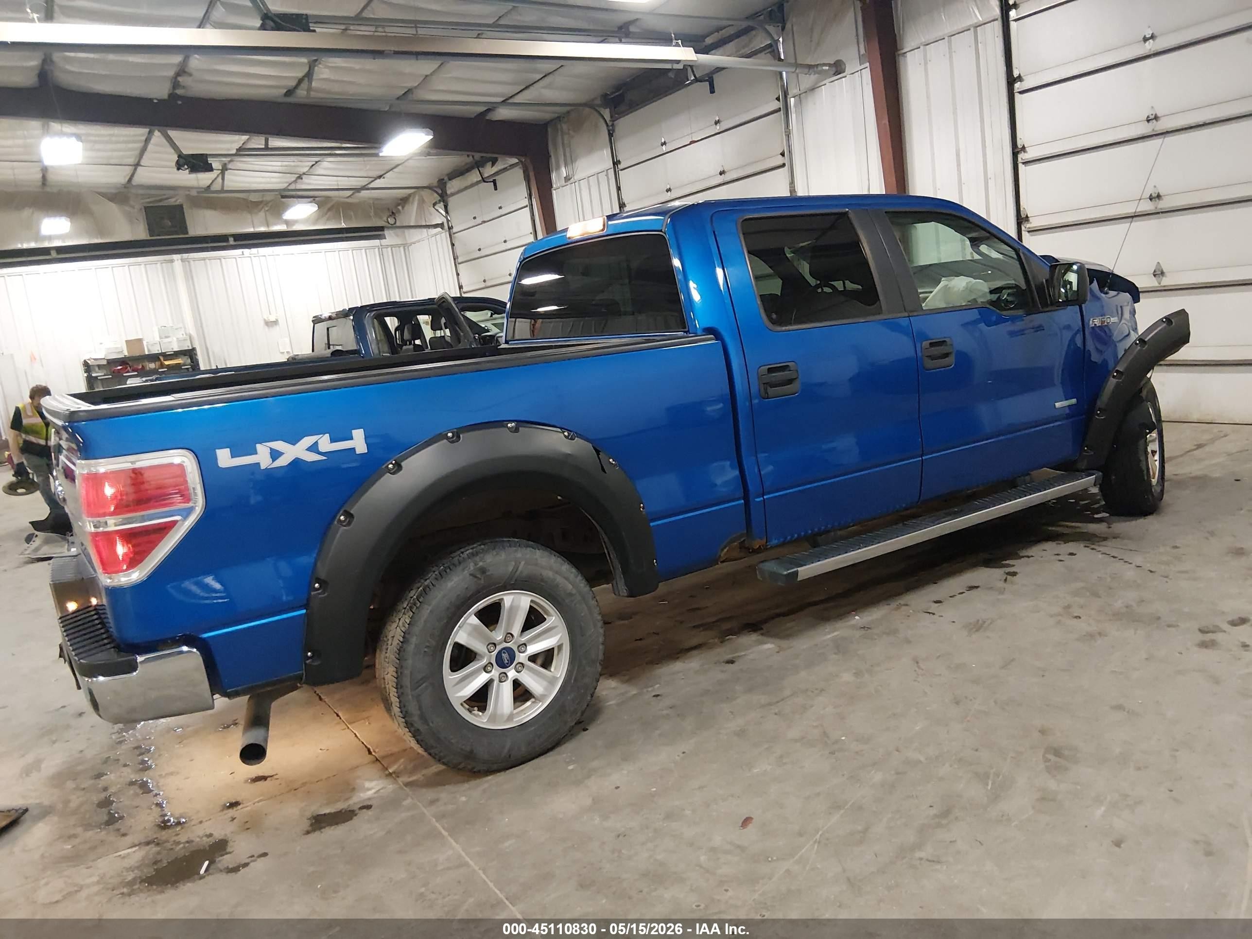 2013 Ford F-150 Xlt Blue vin: 1FTFW1ET1DFC96893