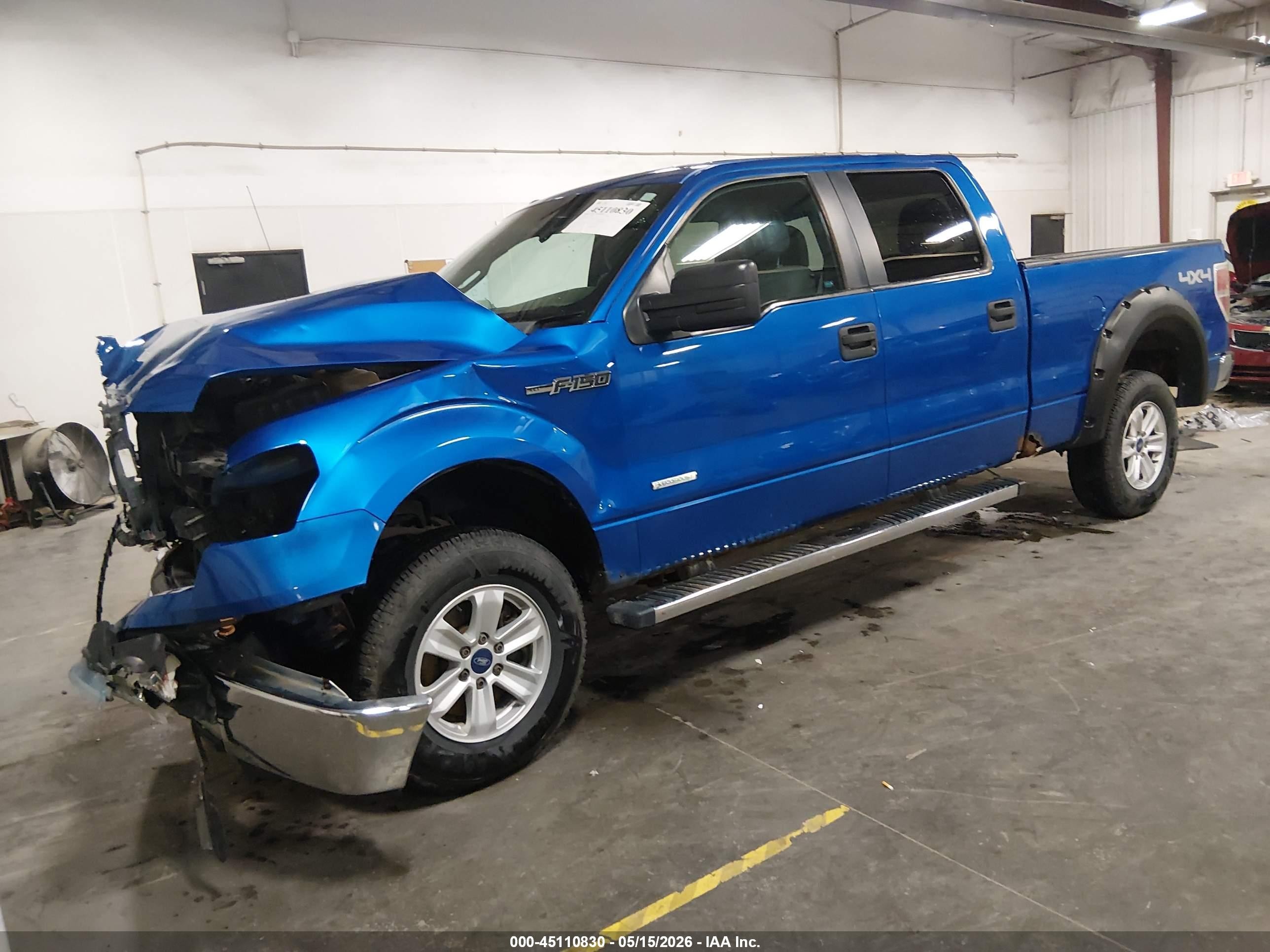 2013 Ford F-150 Xlt Blue vin: 1FTFW1ET1DFC96893