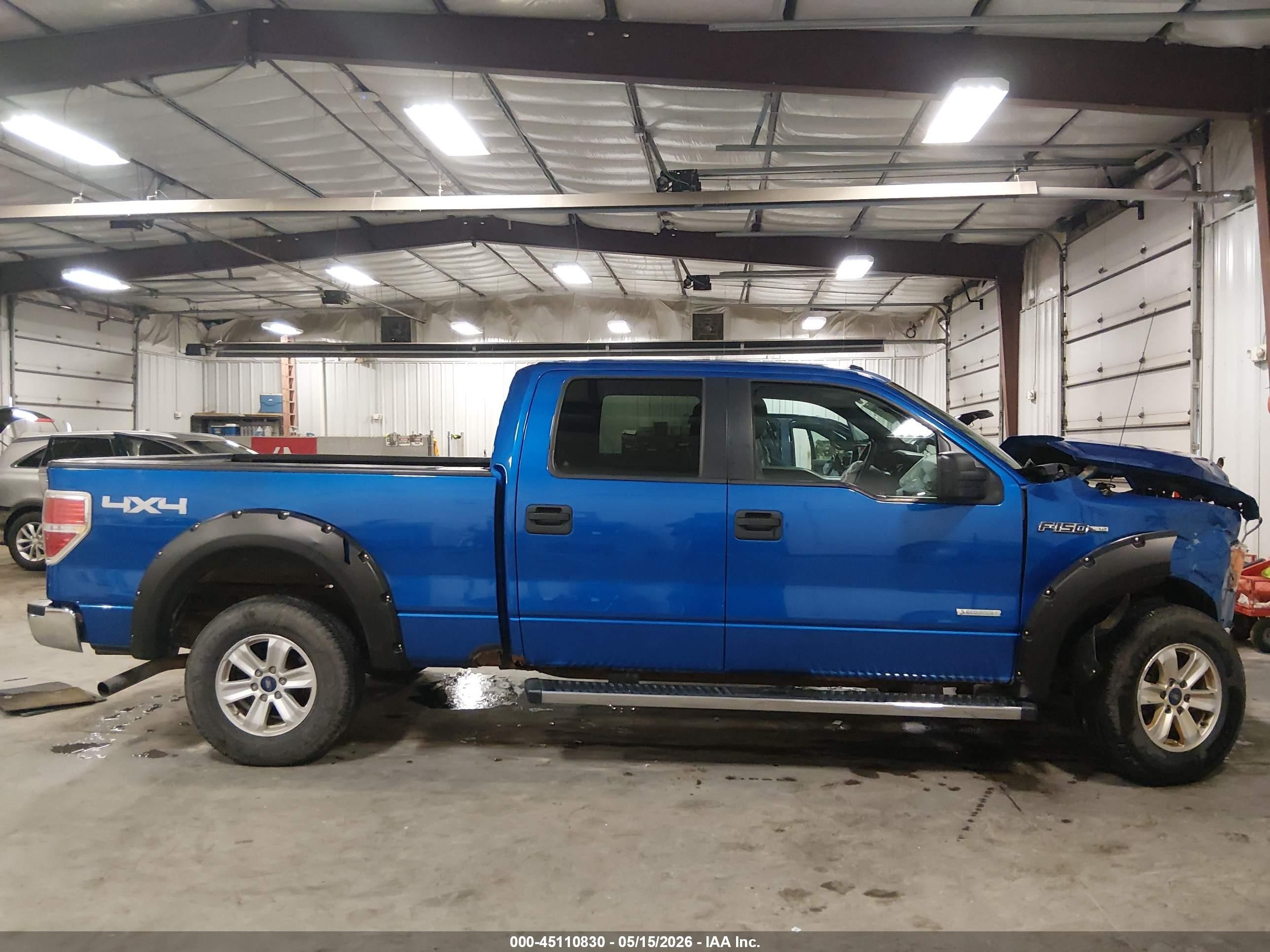2013 Ford F-150 Xlt Blue vin: 1FTFW1ET1DFC96893