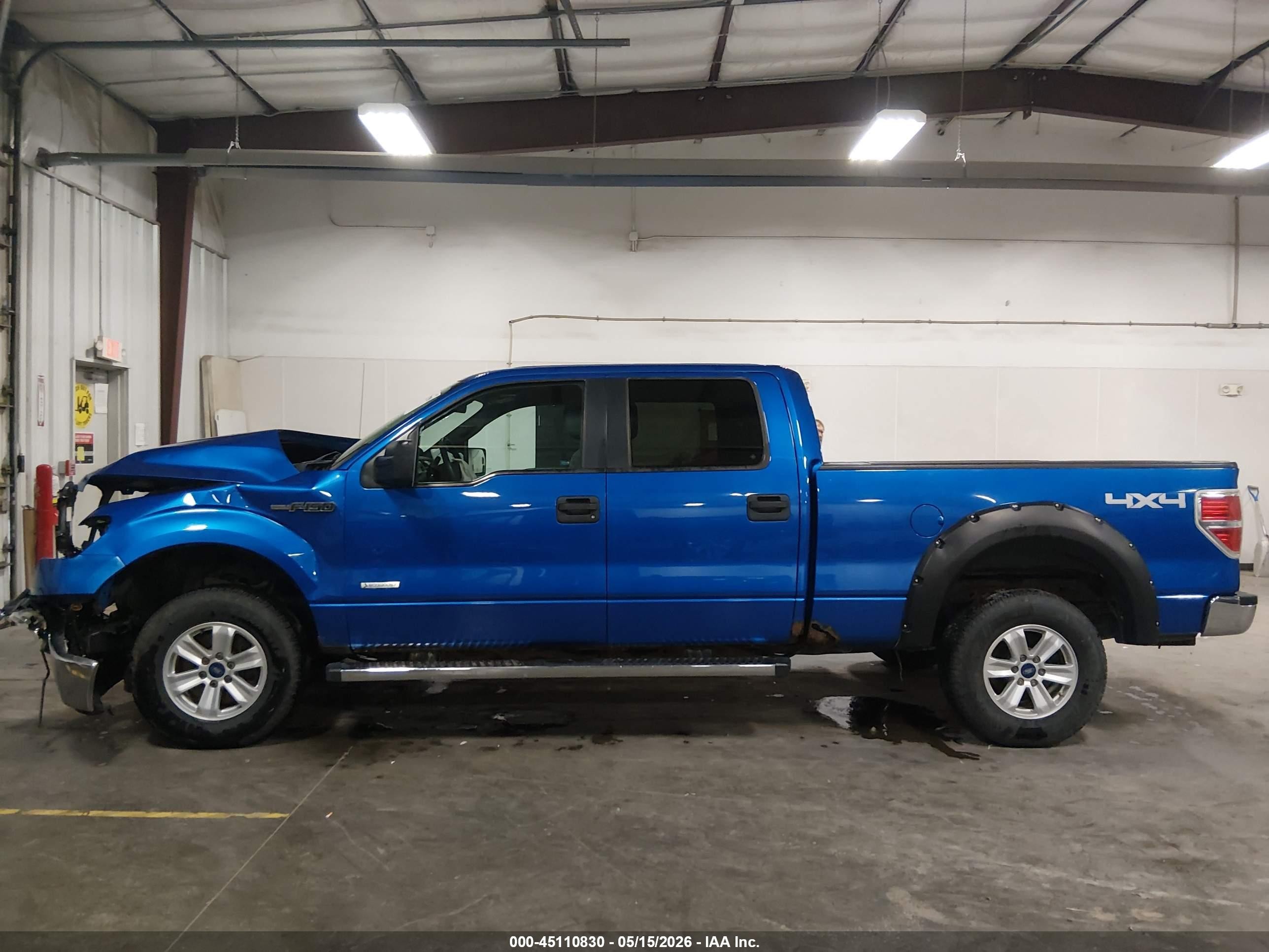 2013 Ford F-150 Xlt Blue vin: 1FTFW1ET1DFC96893