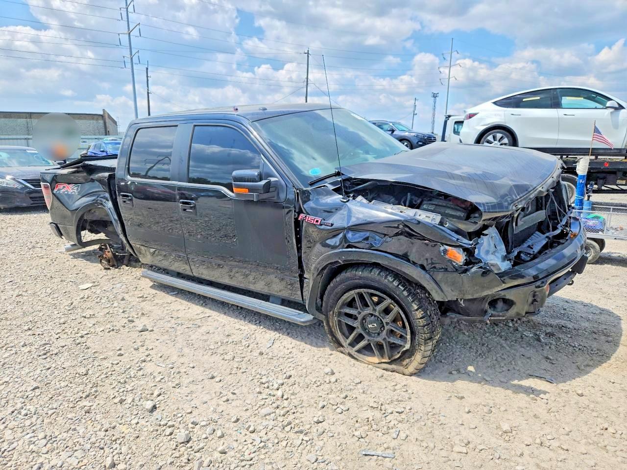 2013 Ford F-150 Supercrew Black vin: 1FTFW1ET1DFD10906