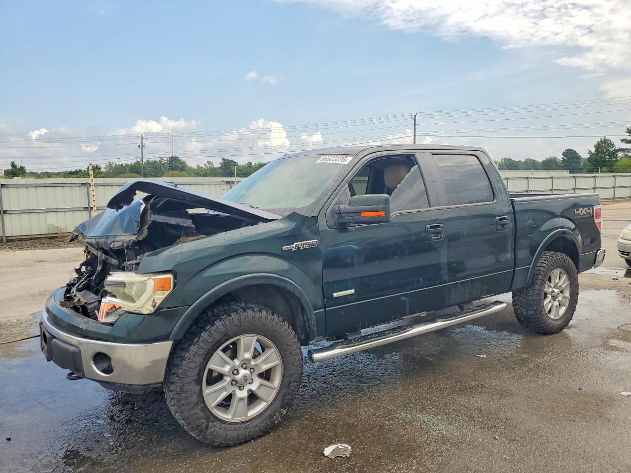 2013 Ford F150 Supercrew Green vin: 1FTFW1ET1DFD15877
