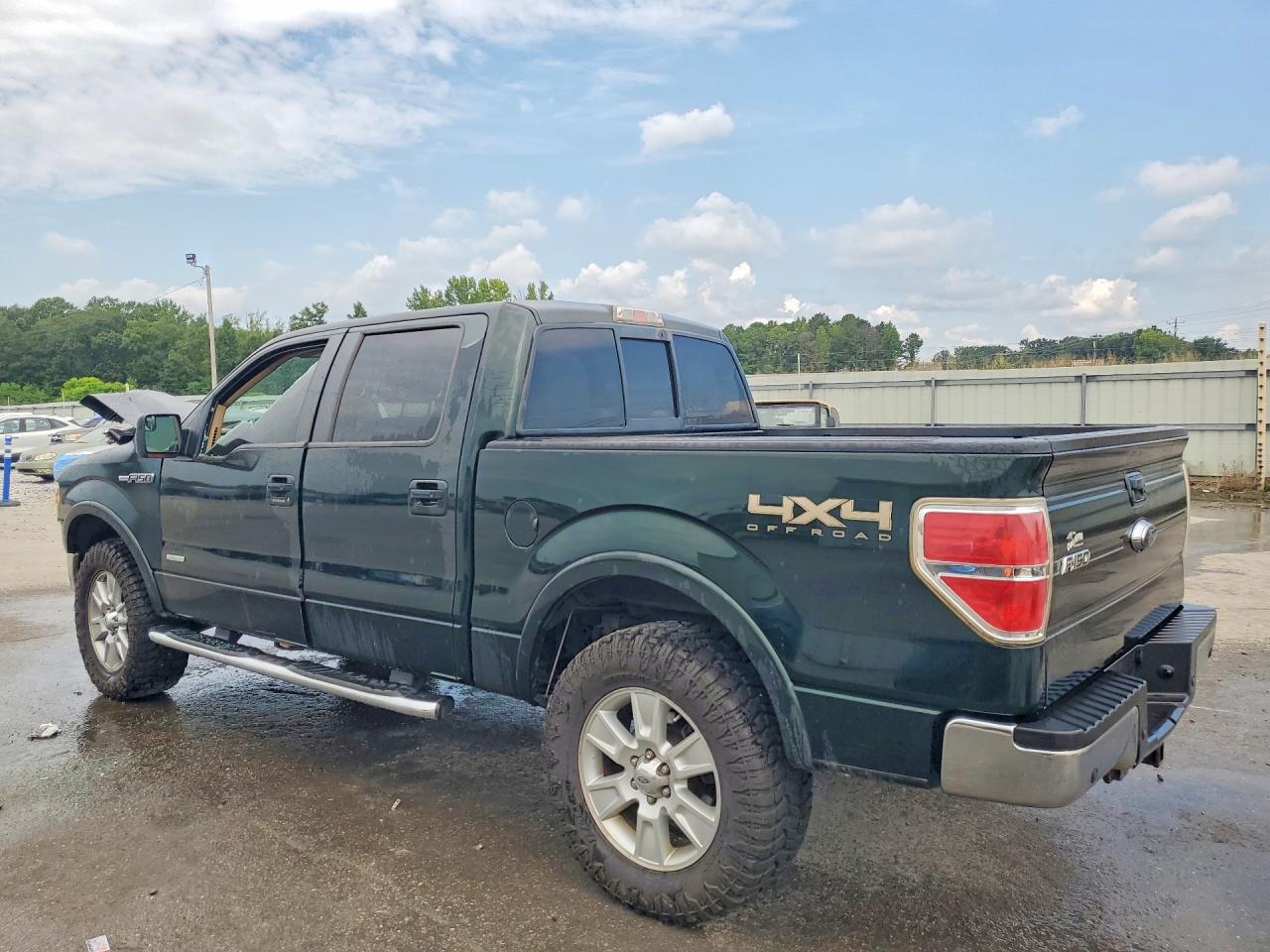 2013 Ford F150 Supercrew Green vin: 1FTFW1ET1DFD15877