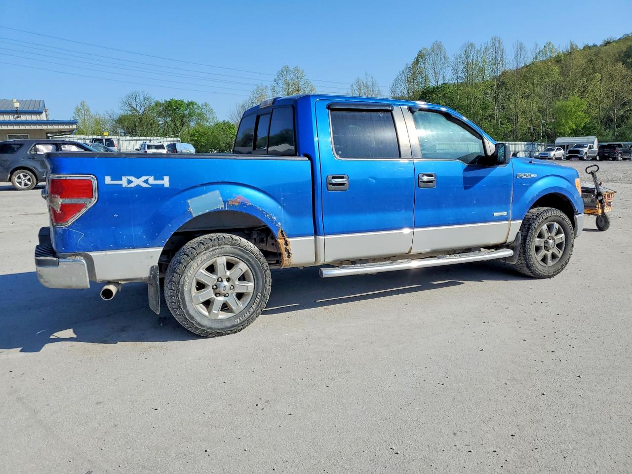 2013 Ford F150 Supercrew Blue vin: 1FTFW1ET1DFD46952