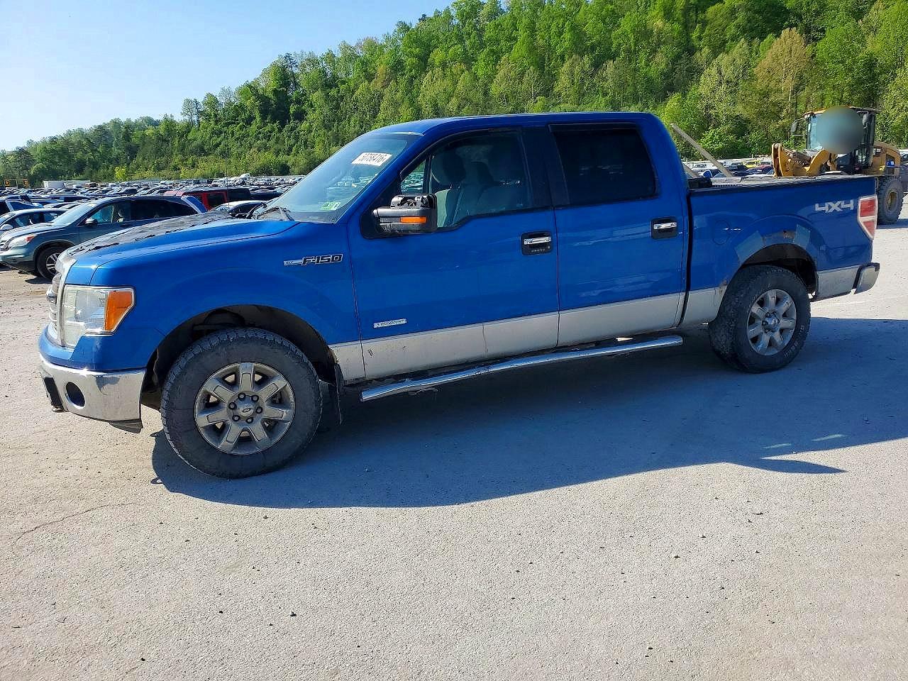 2013 Ford F150 Supercrew Blue vin: 1FTFW1ET1DFD46952