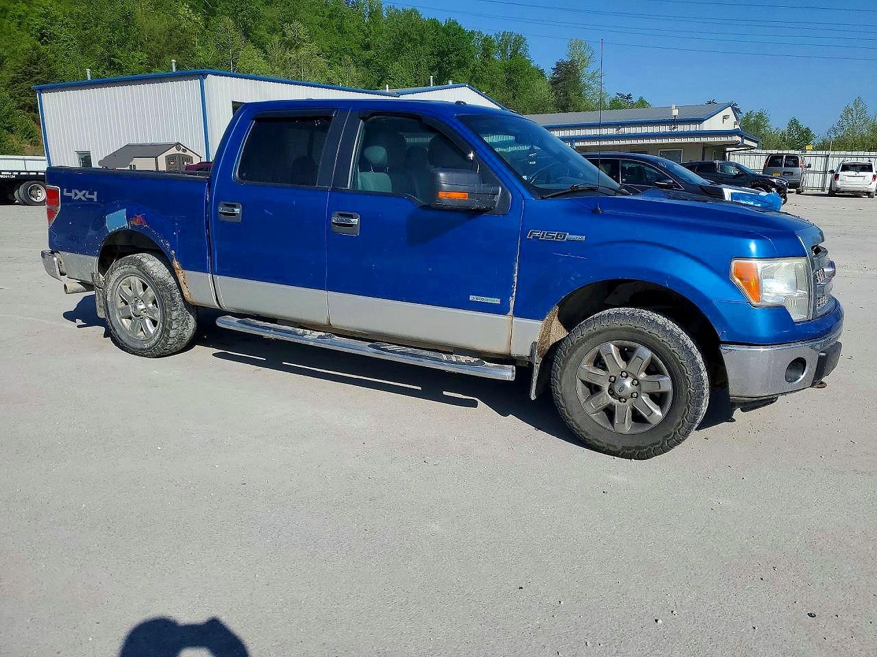 2013 Ford F150 Supercrew Blue vin: 1FTFW1ET1DFD46952
