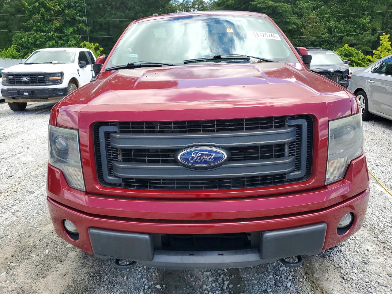 2013 Ford F150 Supercrew Burgundy vin: 1FTFW1ET1DFD75111